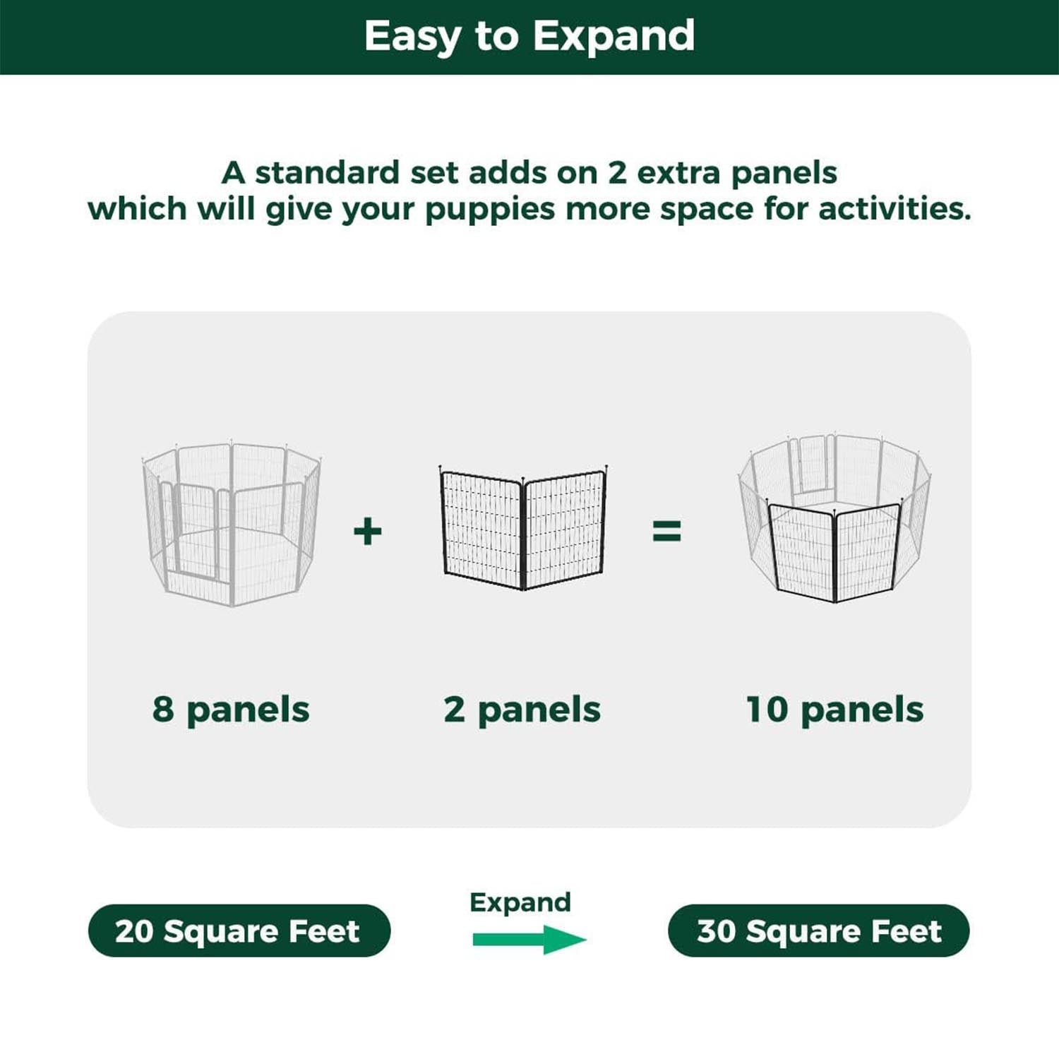 2/4 Panels for Rollick Dog Playpen