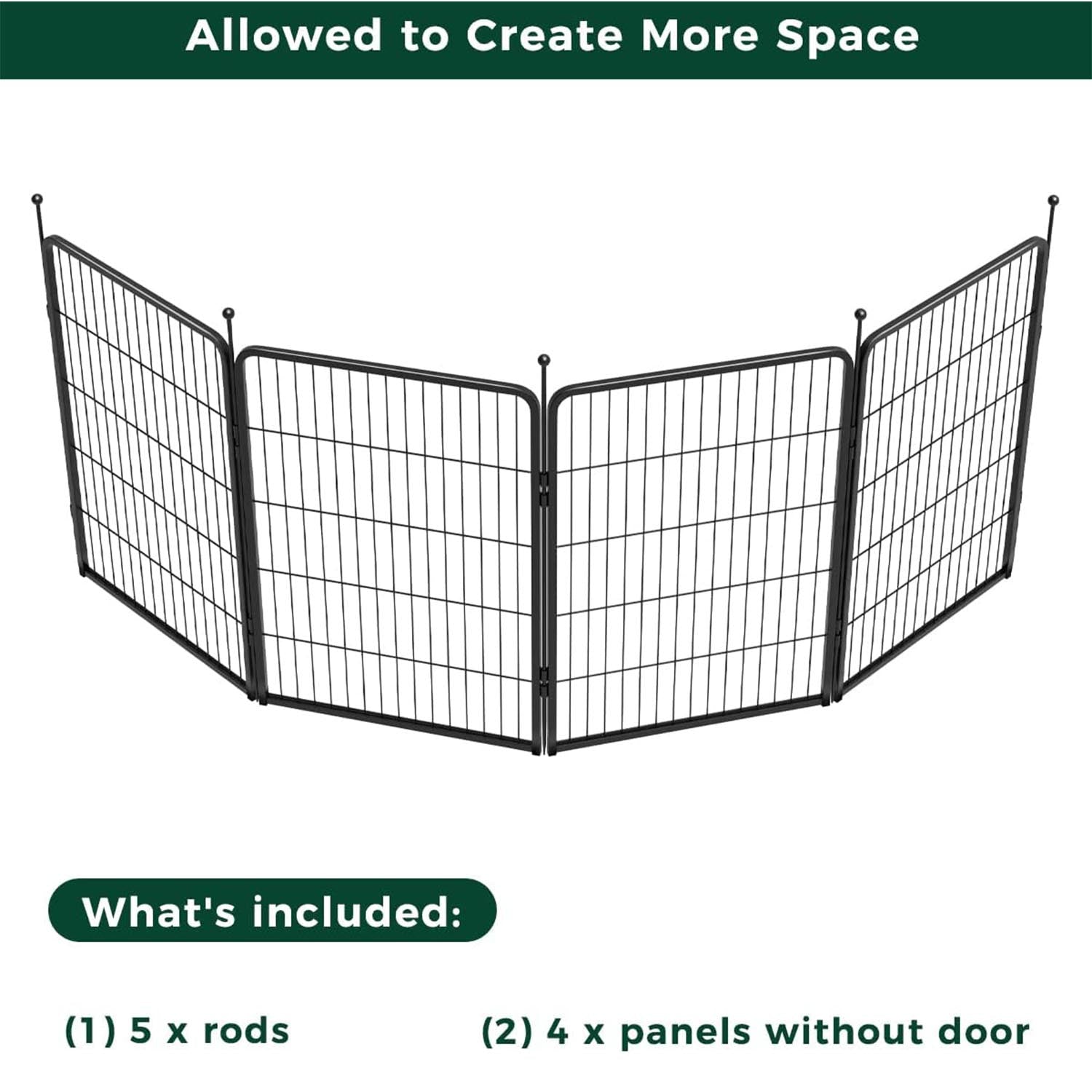 2/4 Panels for Rollick Dog Playpen