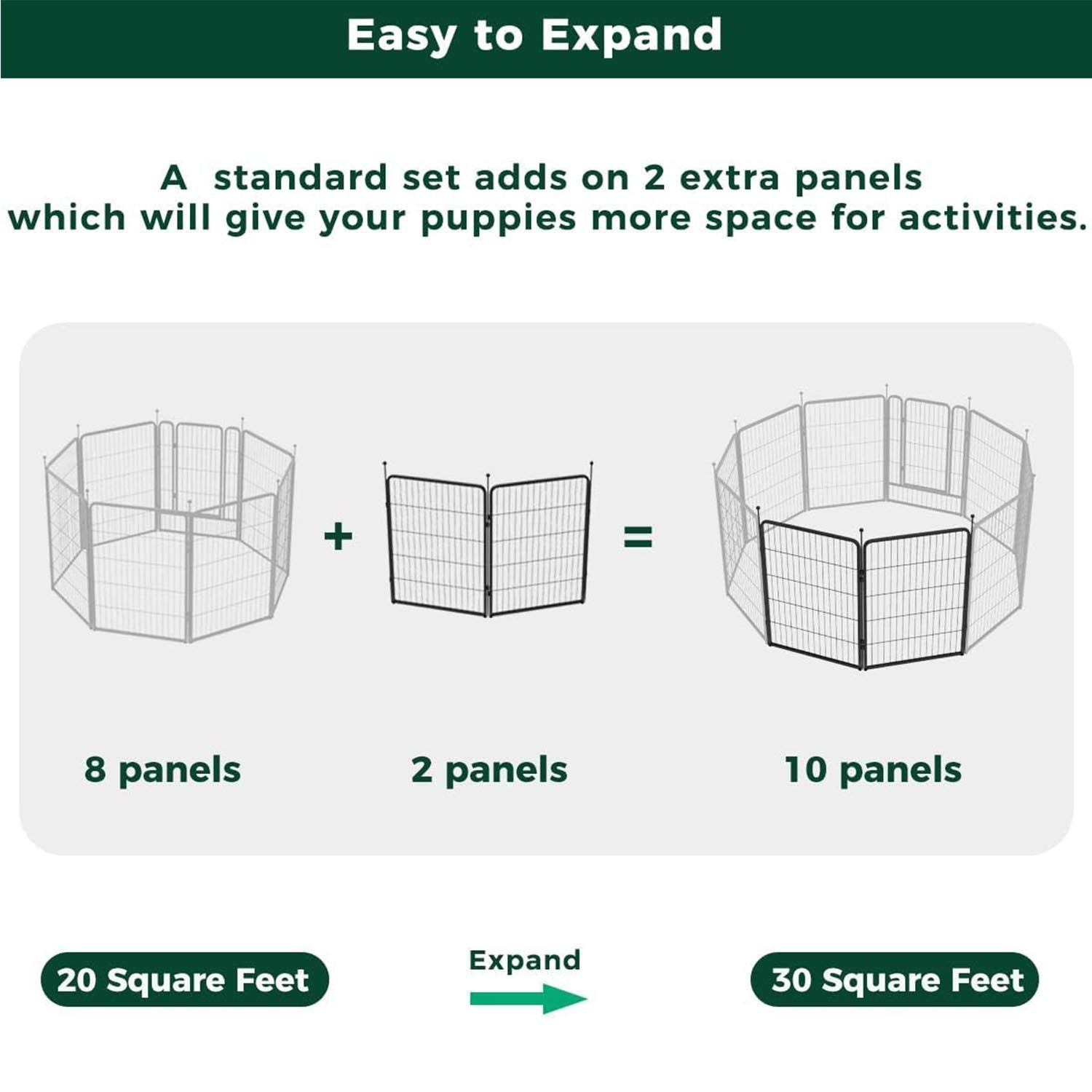 2/4 Panels for Rollick Dog Playpen