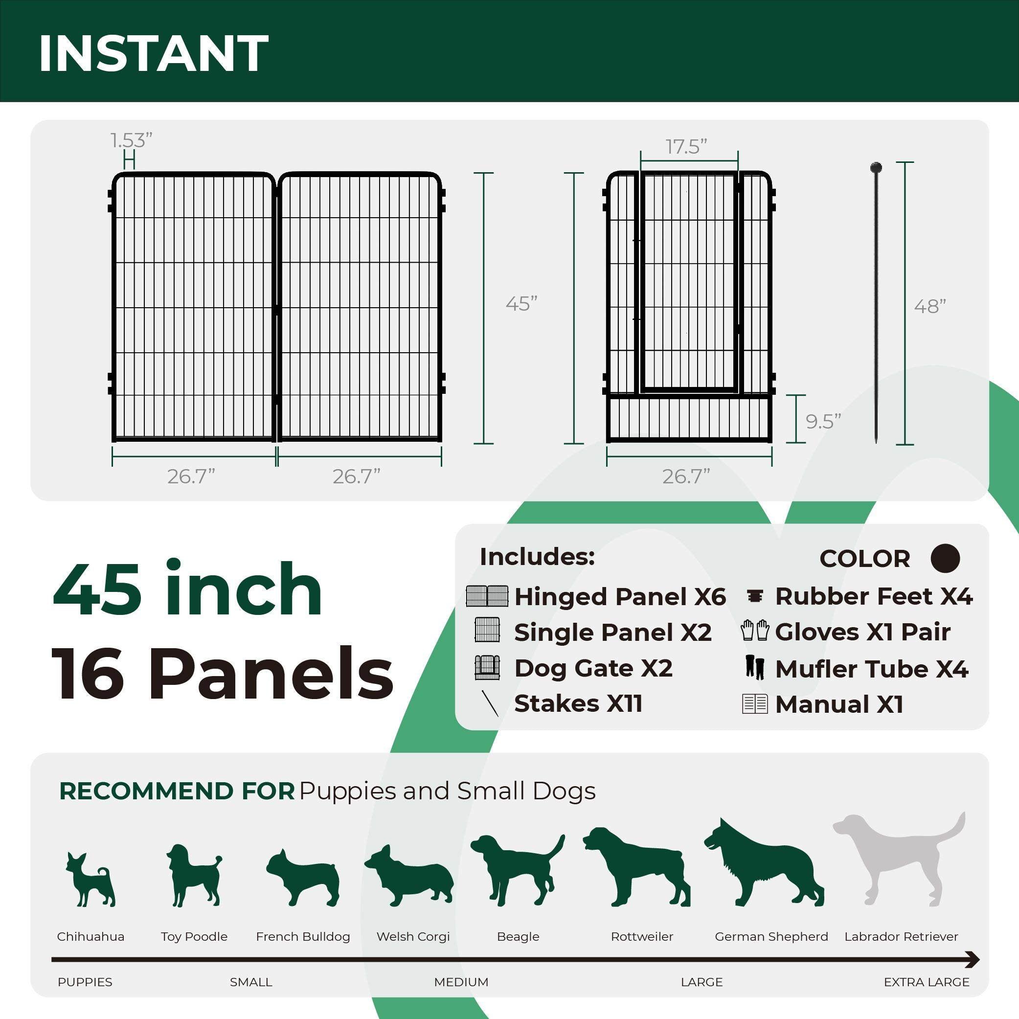 Instant Dog Playpen for RV Trips FXW