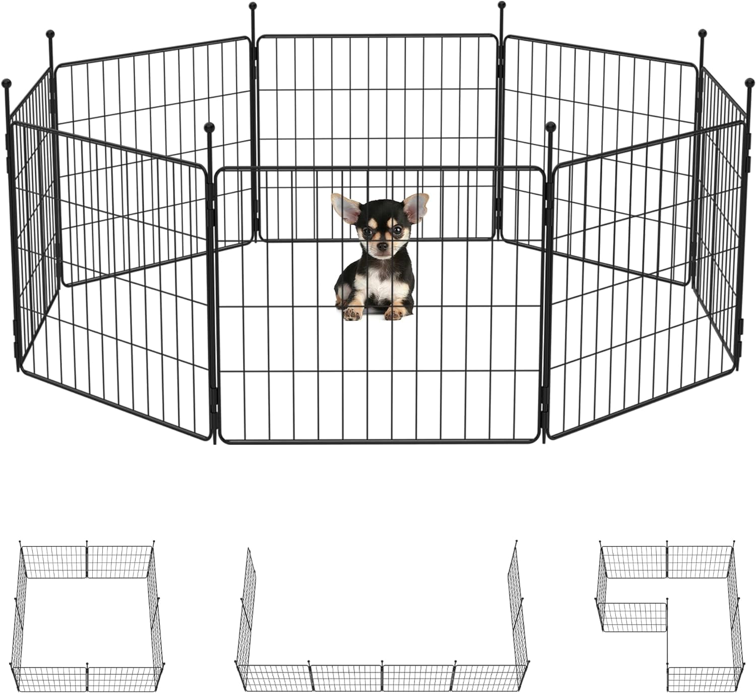 MiniPaws Dog Pen WM 20 inch 8 Panels WM
