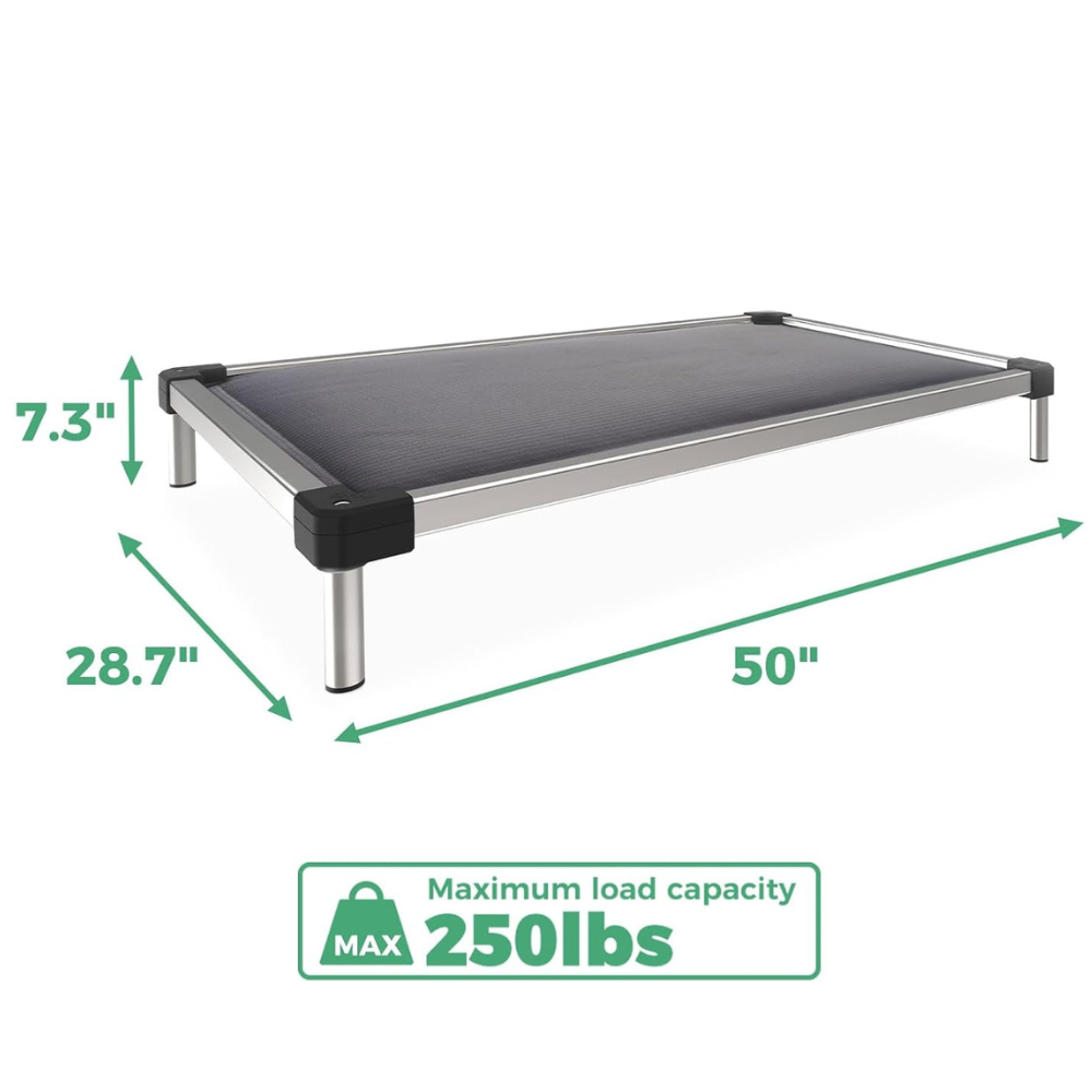 TitanNest Padded Chew-Proof Elevated Dog Bed for Your Chewer FXW
