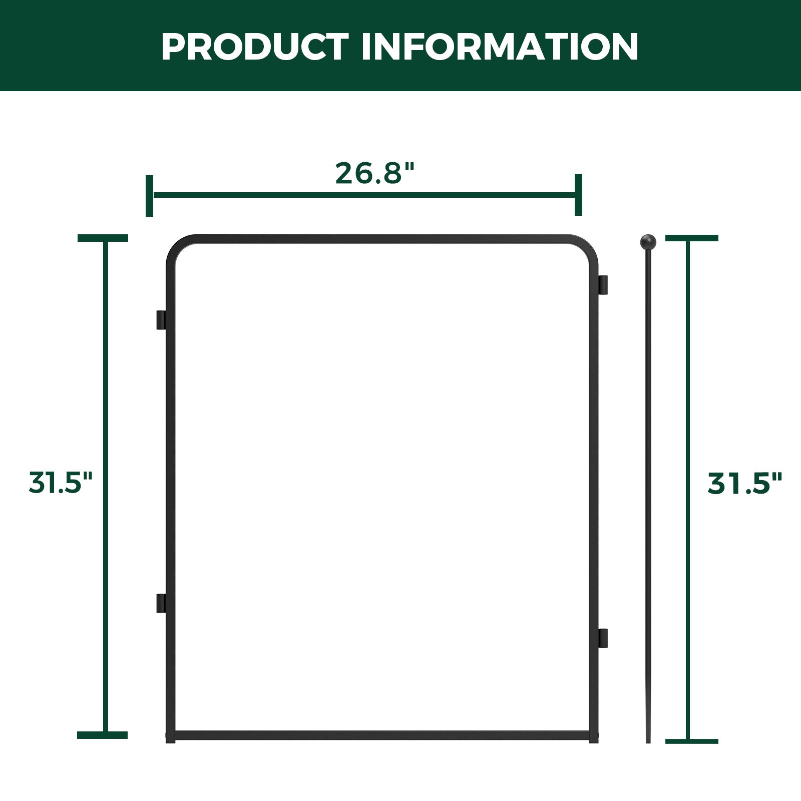 FXW Pawadise Acrylic & Wire Mesh Indoor Dog Playpen