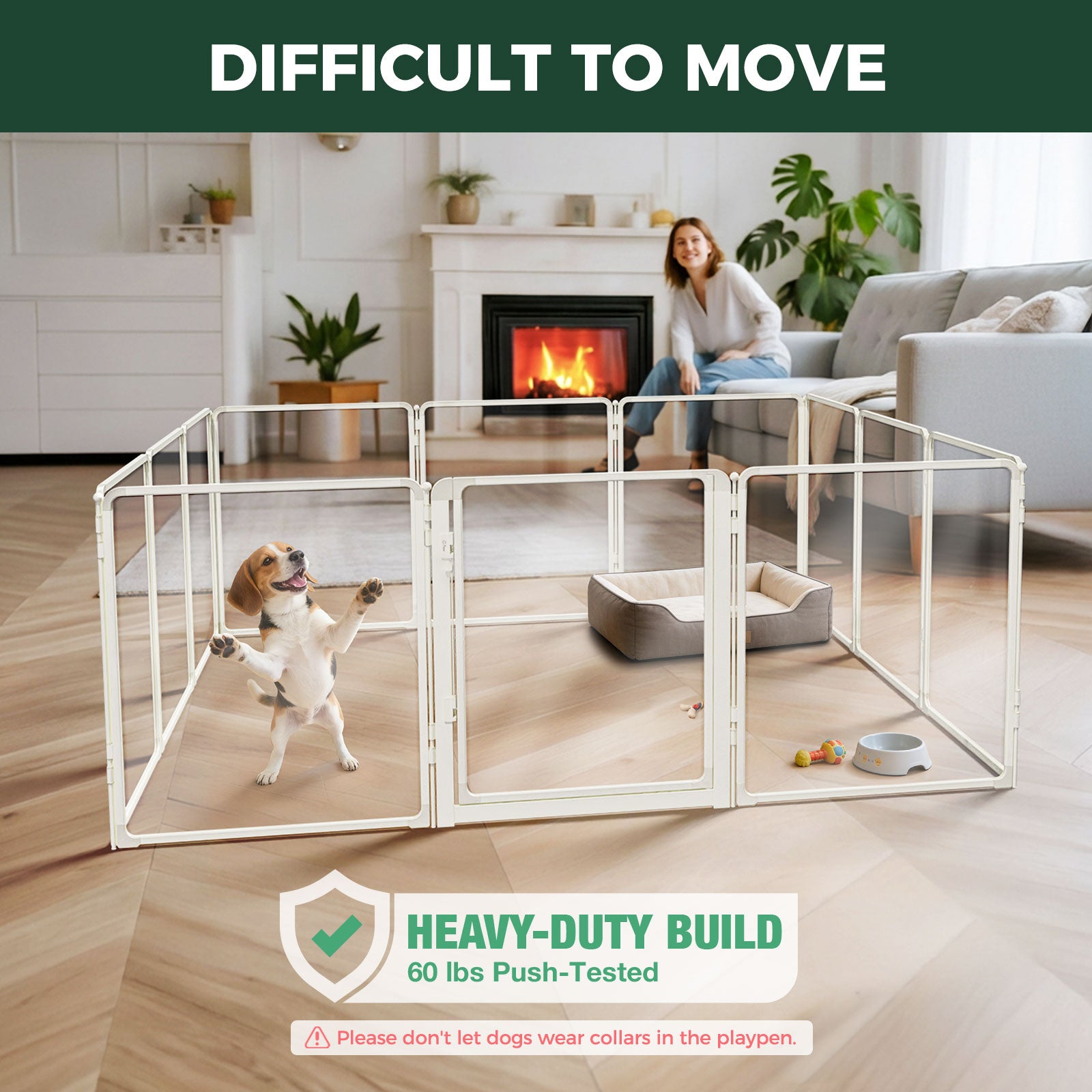 FXW AuraSpace Pro Acrylic Indoor Dog Playpen