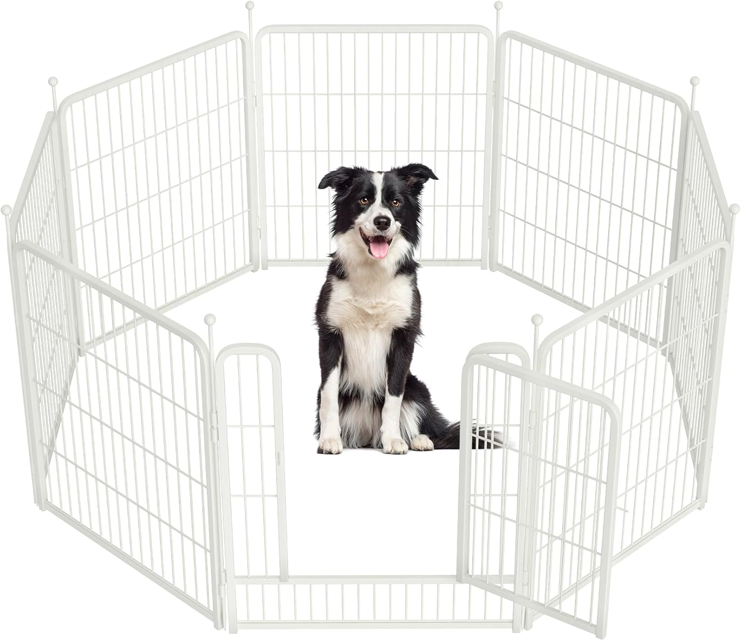 White Rollick Dog Playpen for All-Terrain FXW