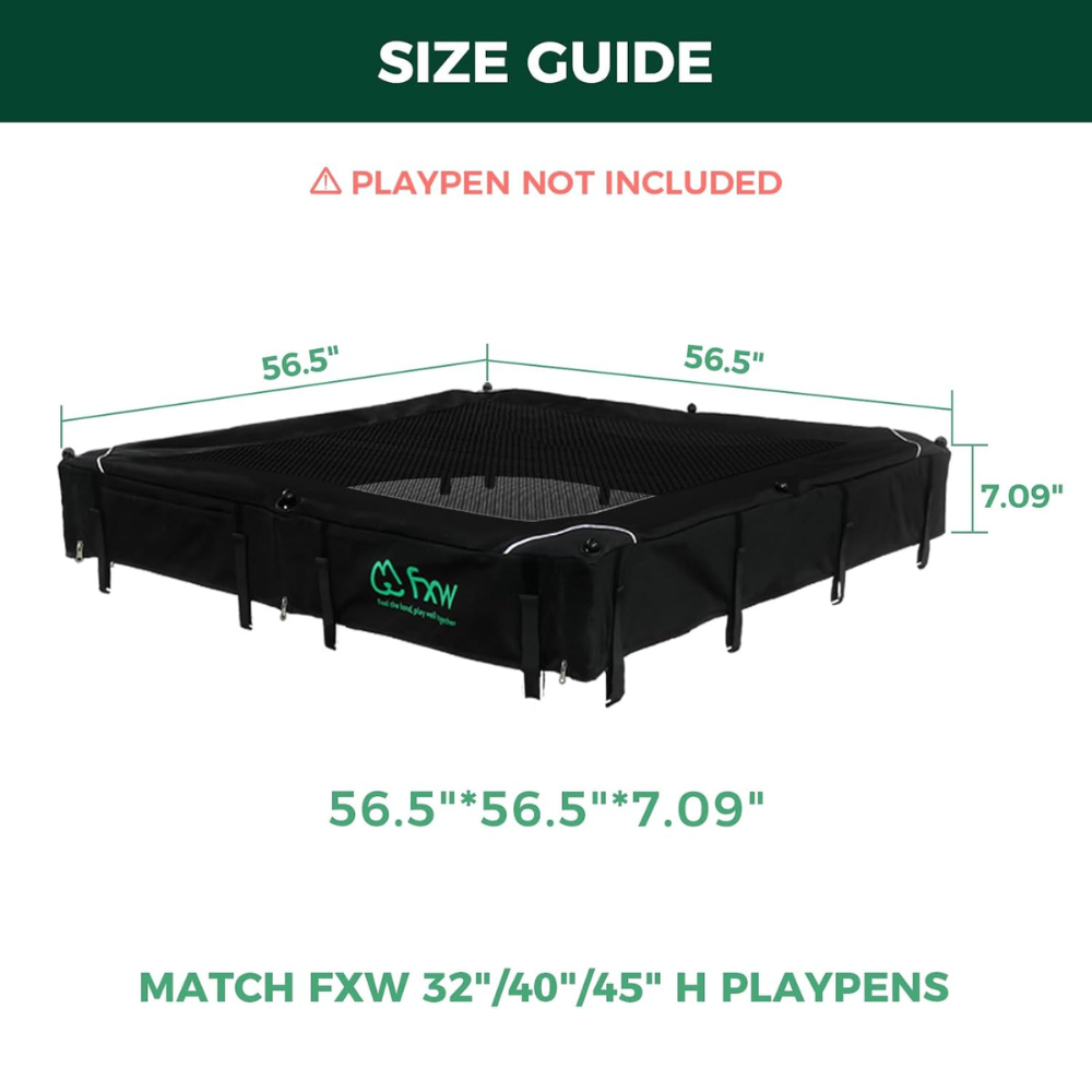 Exclusive Mesh Top Dog Playpen Cover for FXW Playpens Fit 32 40 45 inch Playpen FXW