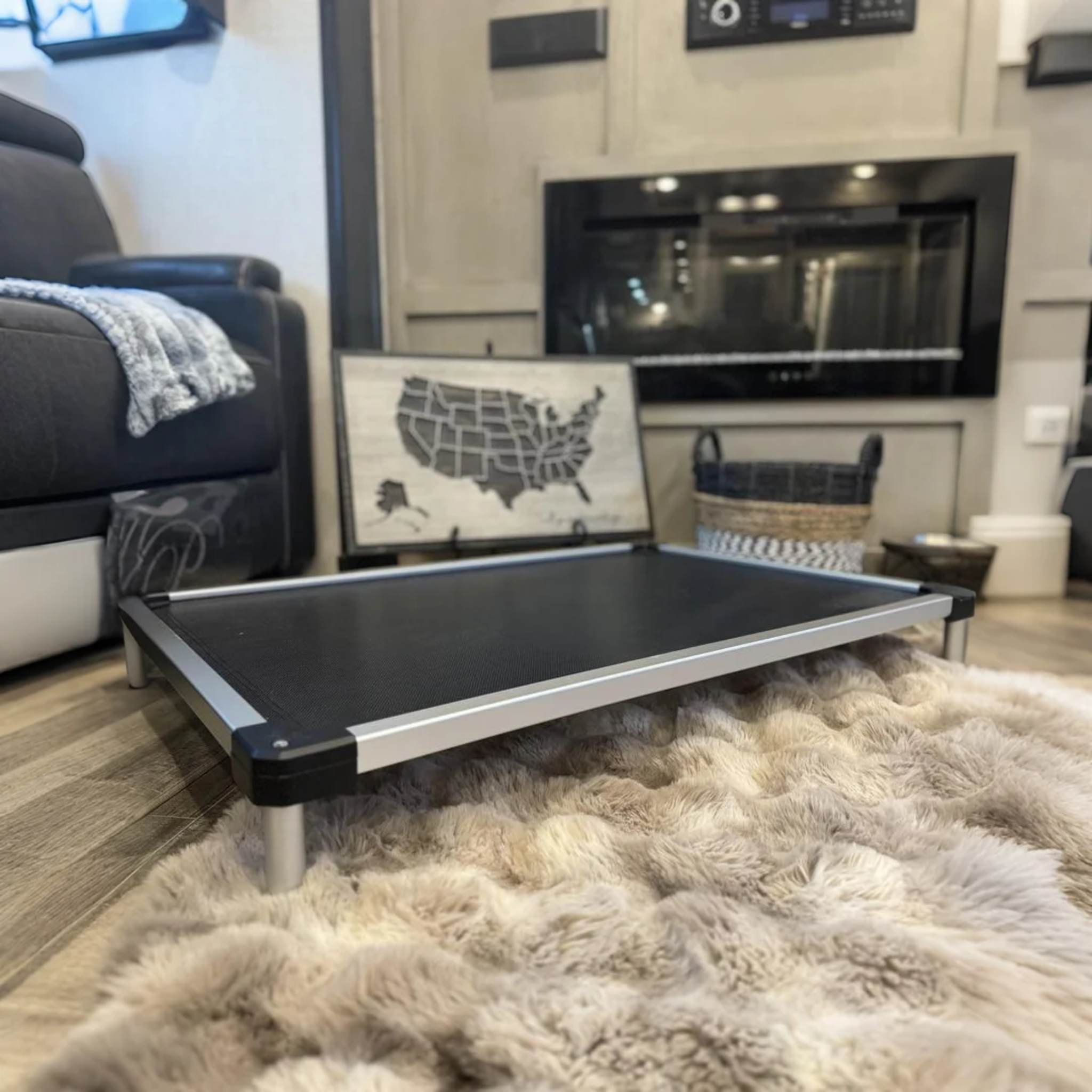 TitanNest Cooling Chew-Proof Elevated Dog Bed for Your Chewer