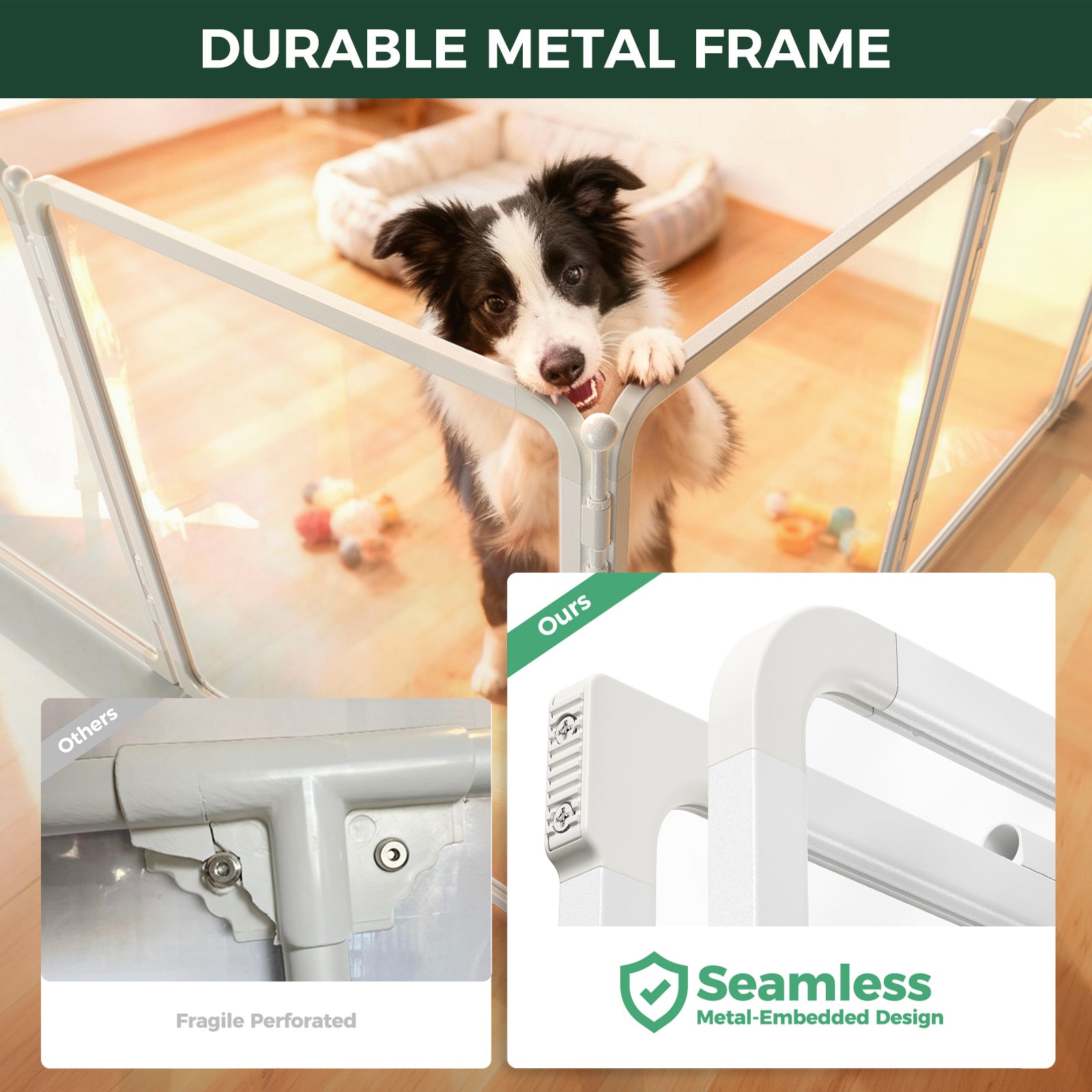 FXW AuraSpace Pro Acrylic Indoor Dog Playpen