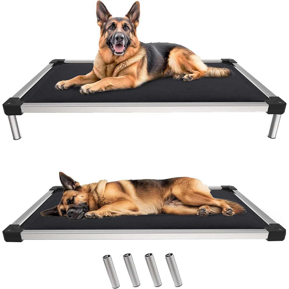 TitanNest Padded Chew-Proof Elevated Dog Bed for Your Chewer