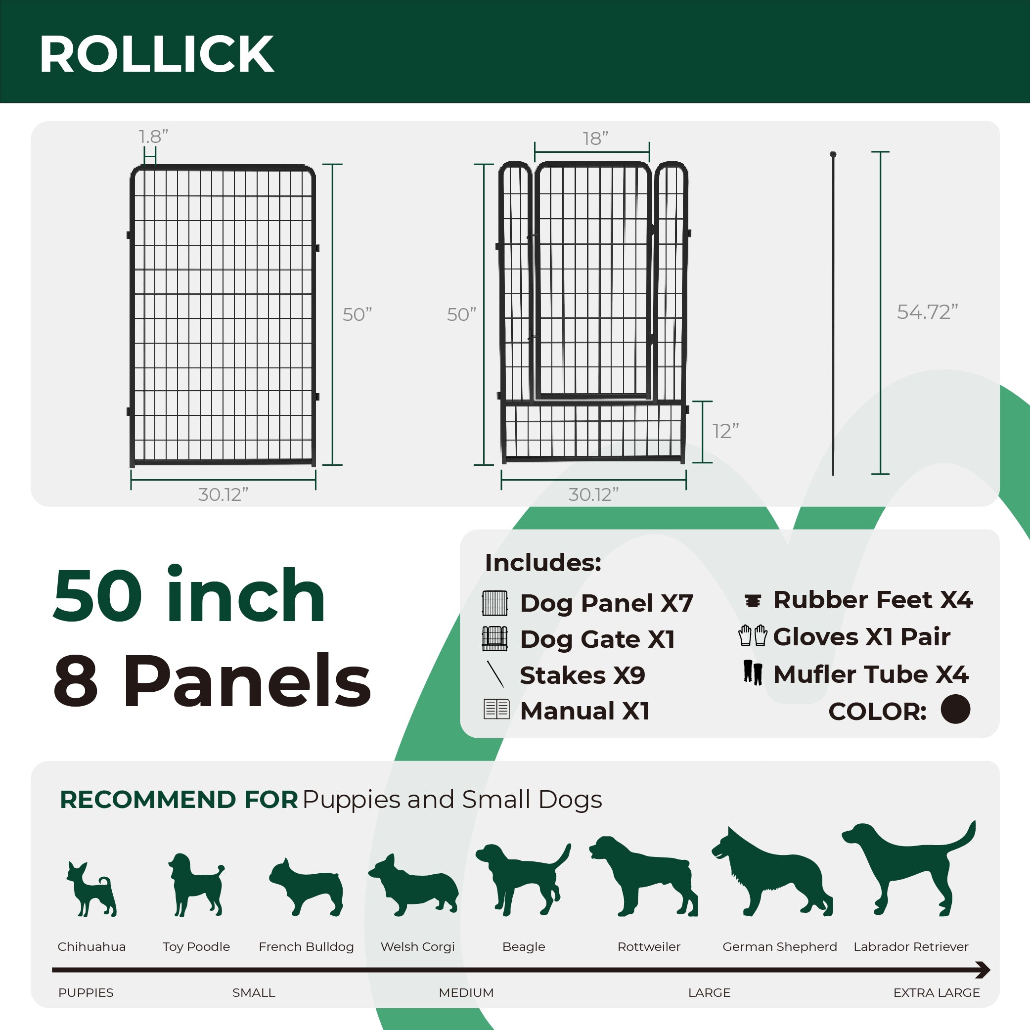Rollick Dog Playpen for All-Terrain FXW