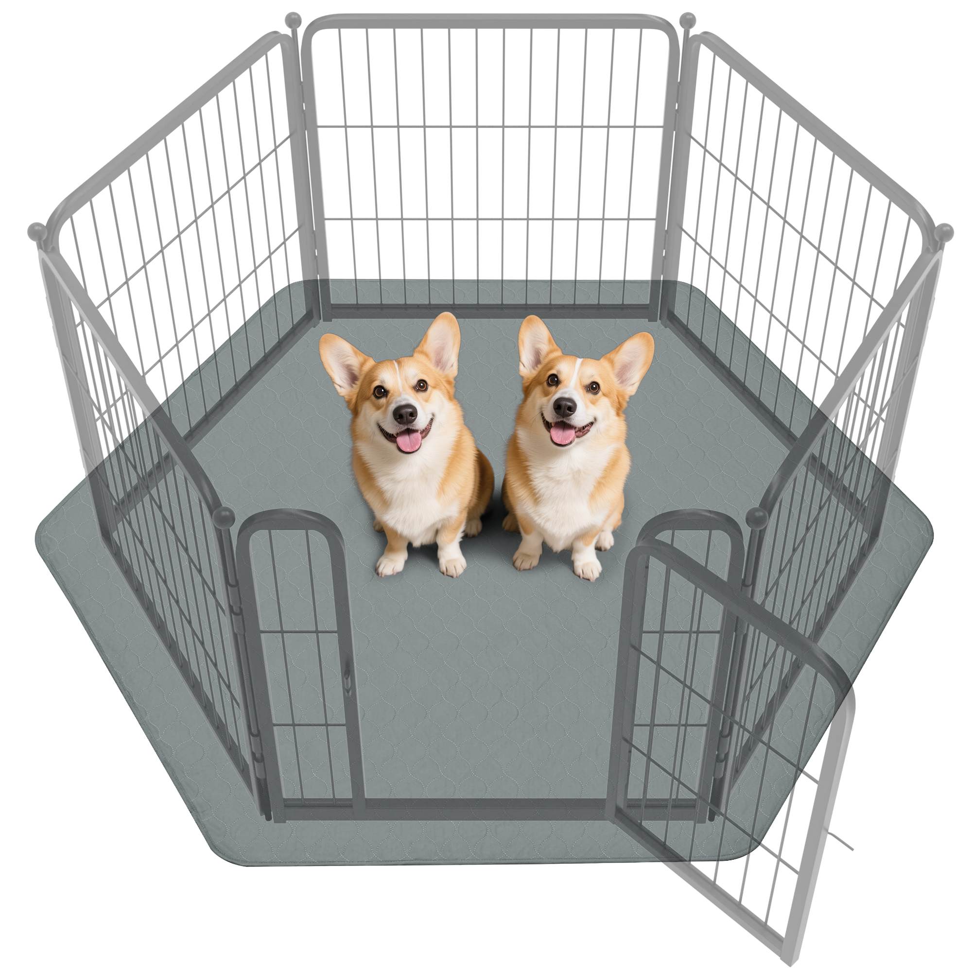 FXW Grey Washable Pee Pads