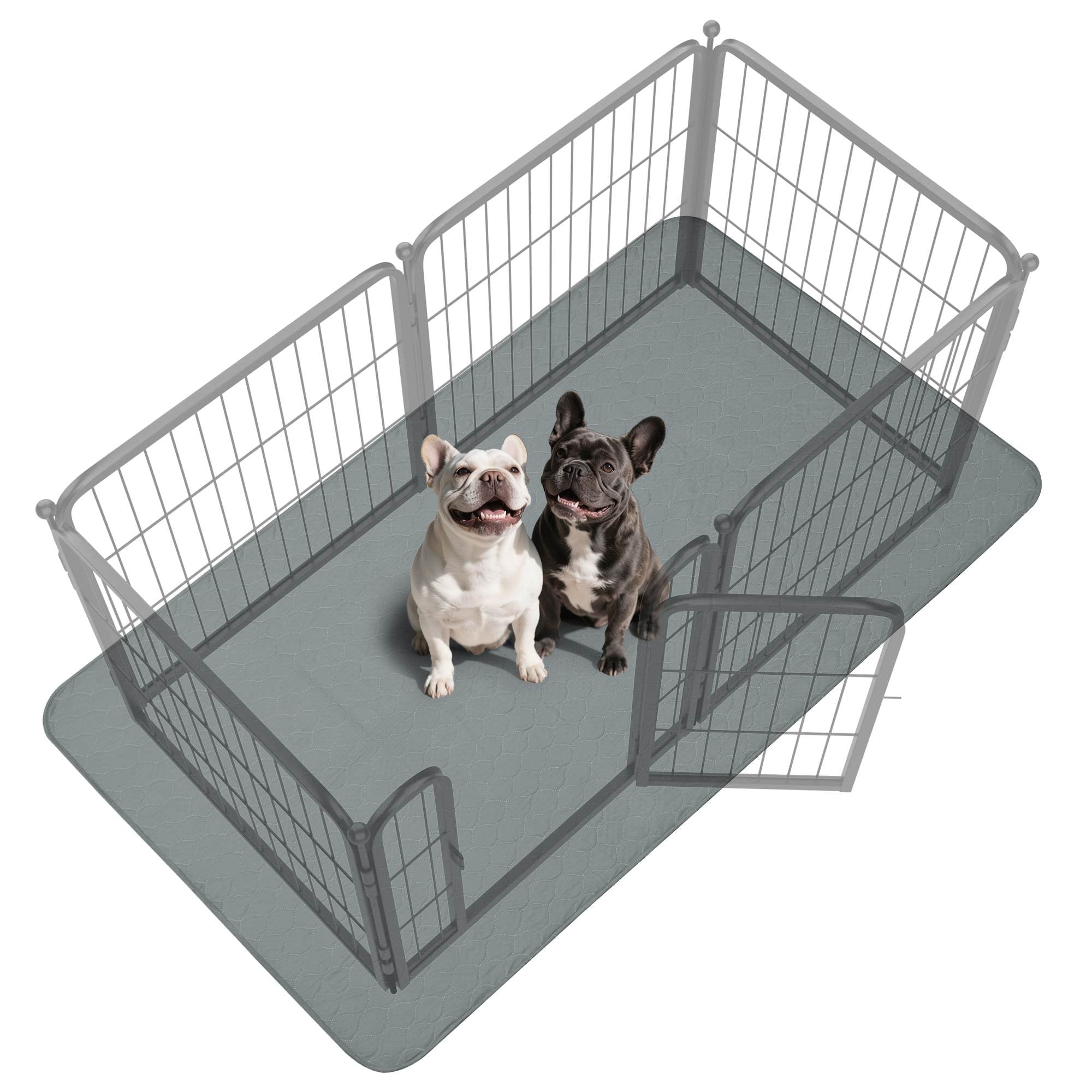 FXW Grey Washable Pee Pads