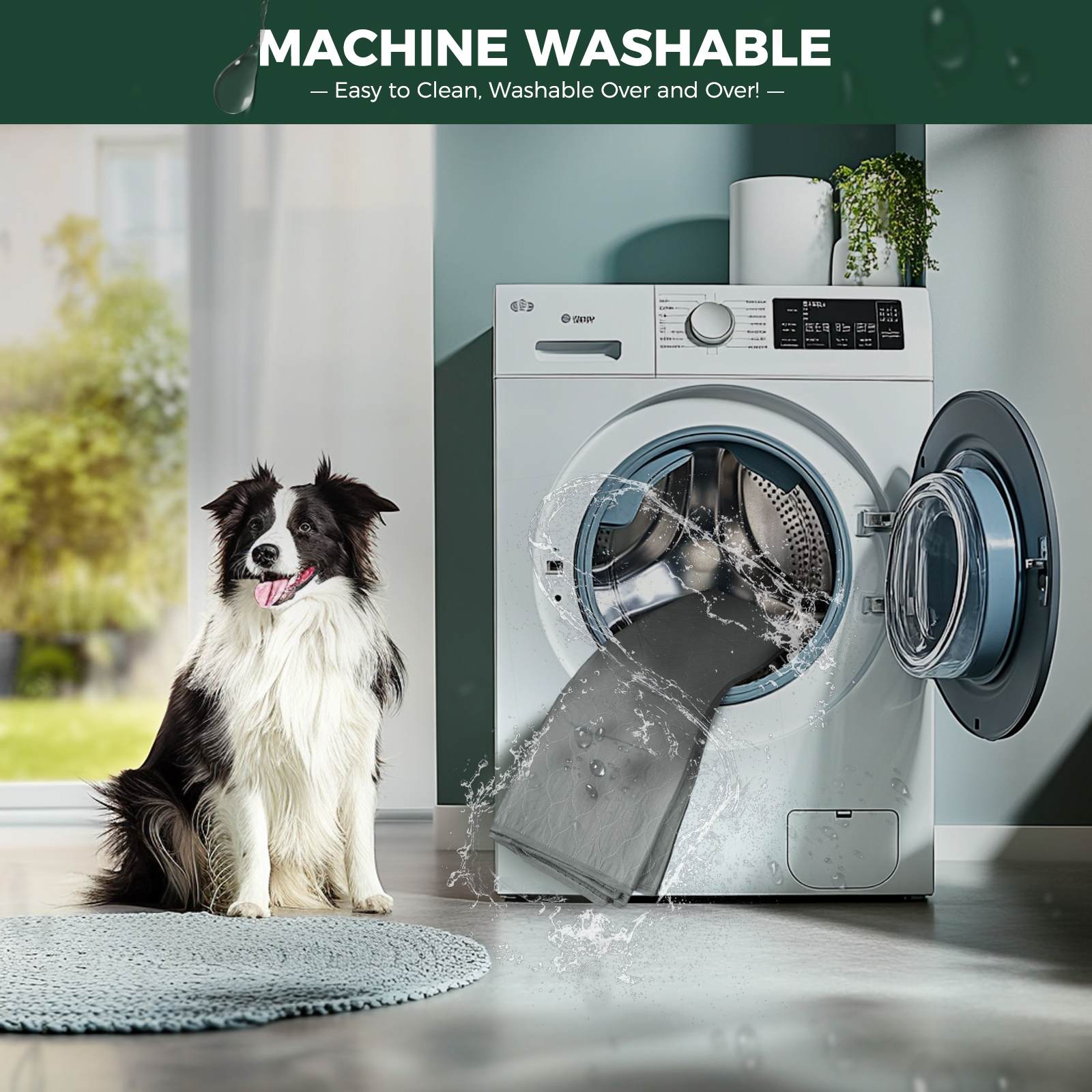 FXW Grey Washable Pee Pads