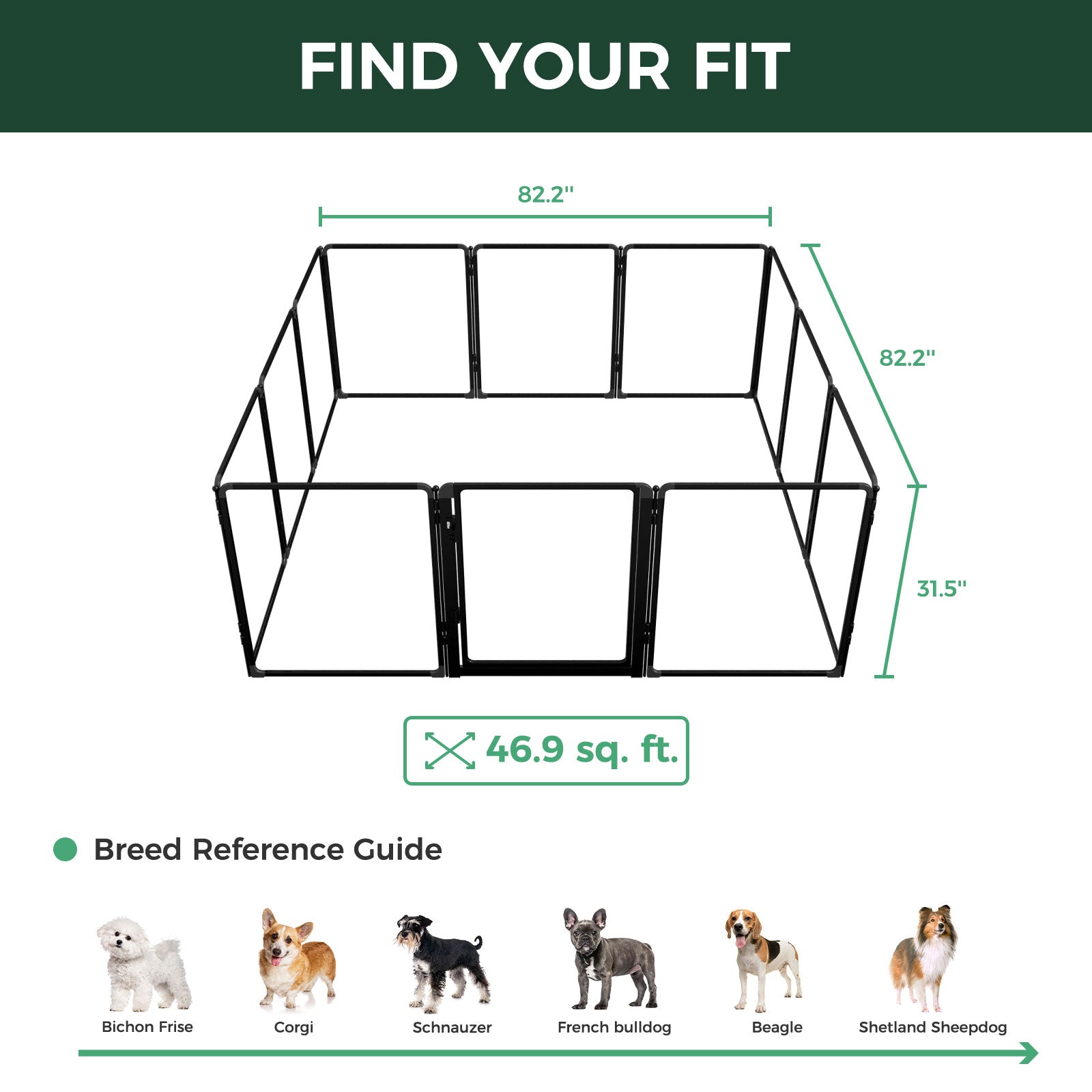 FXW AuraSpace Pro Acrylic Indoor Dog Playpen