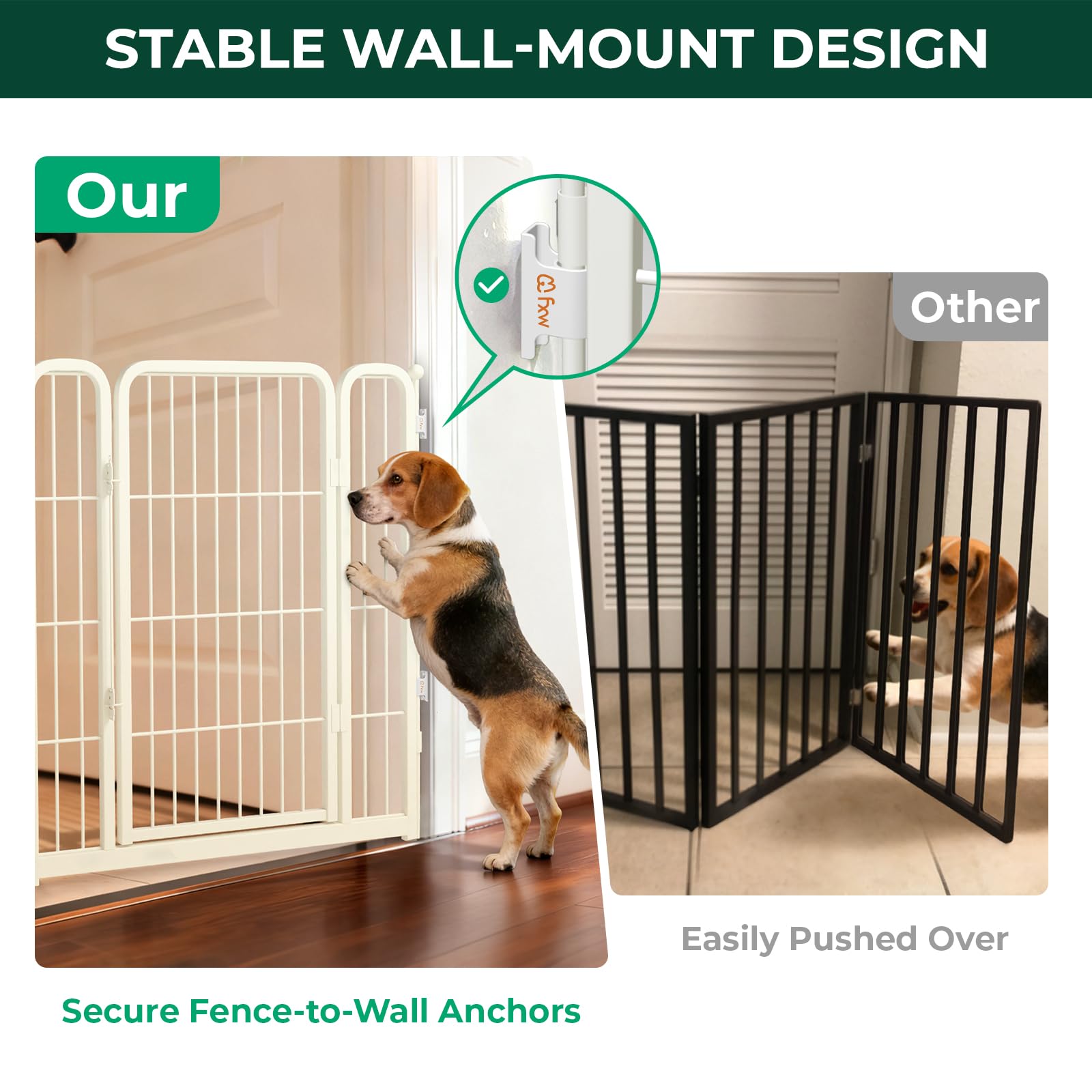 FXW Extra-Wide Indoor Dog Gate