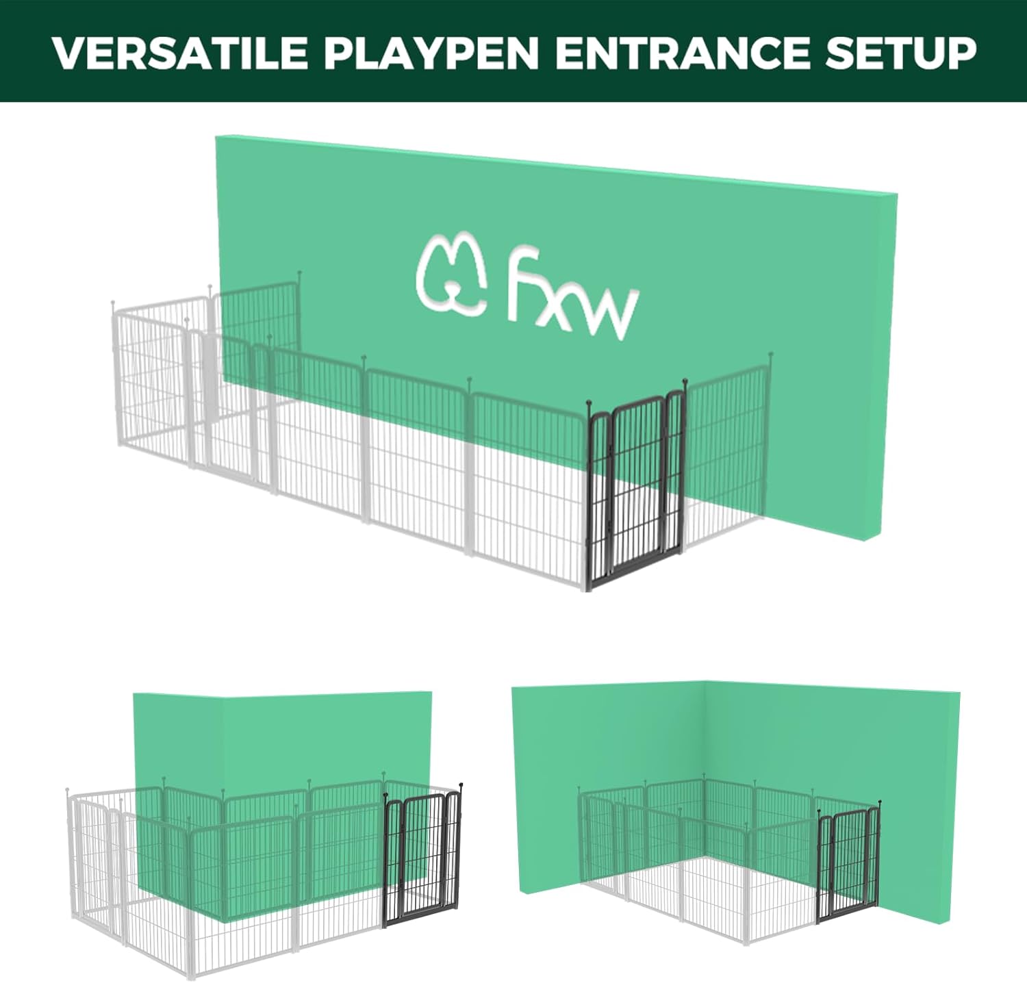 1 Add-On Gate Panel for Rollick Dog Playpen