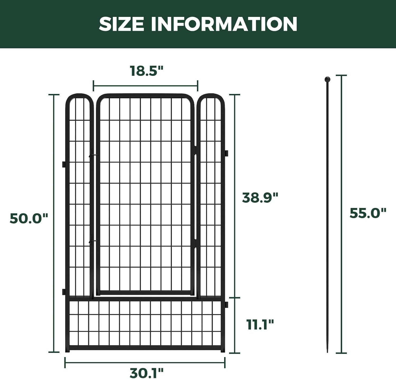 1 Add-On Gate Panel for Rollick Dog Playpen