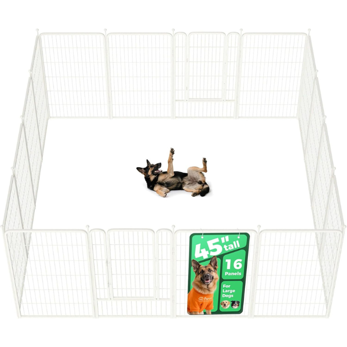White Rollick Dog Playpen for All-Terrain
