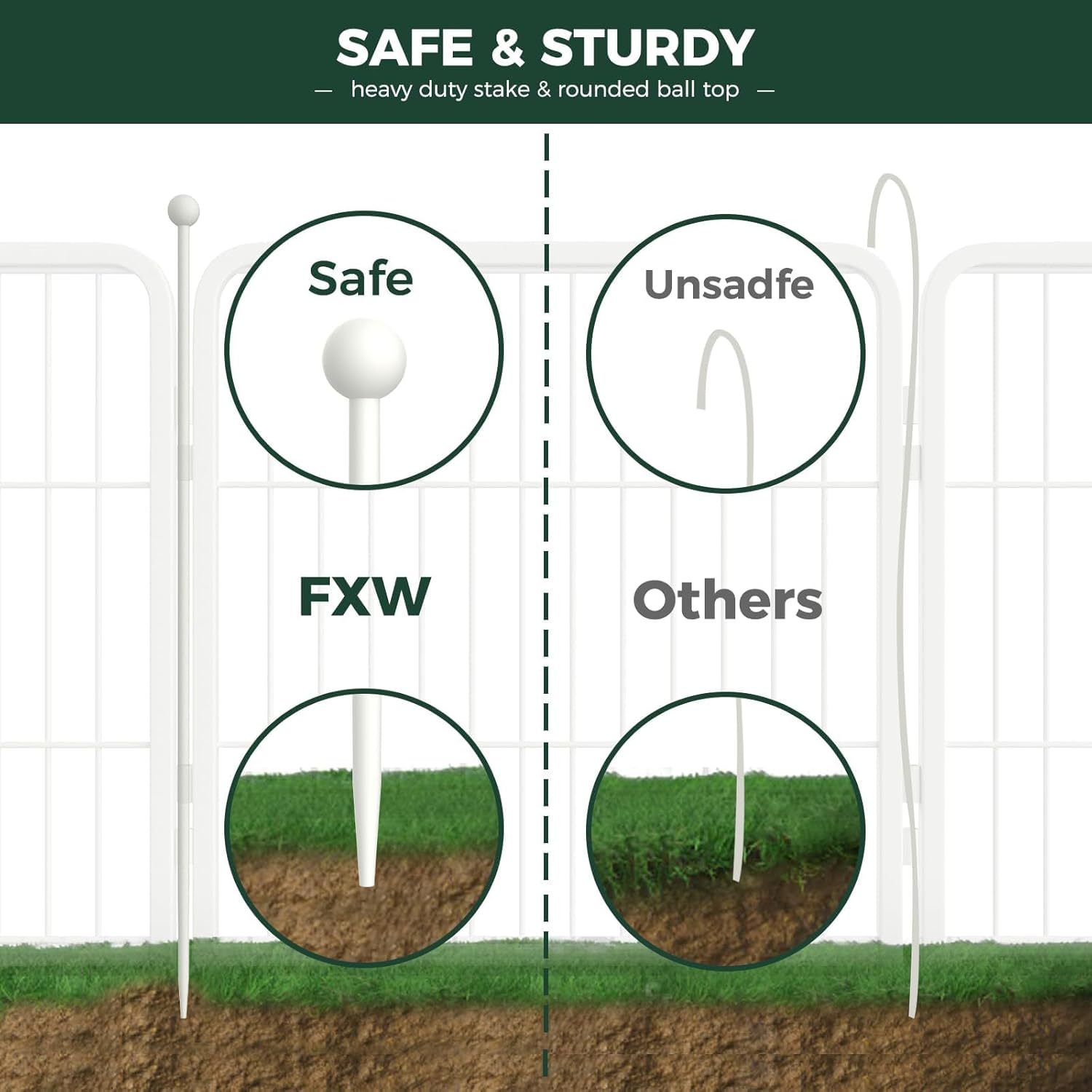 White Rollick Dog Playpen for All-Terrain