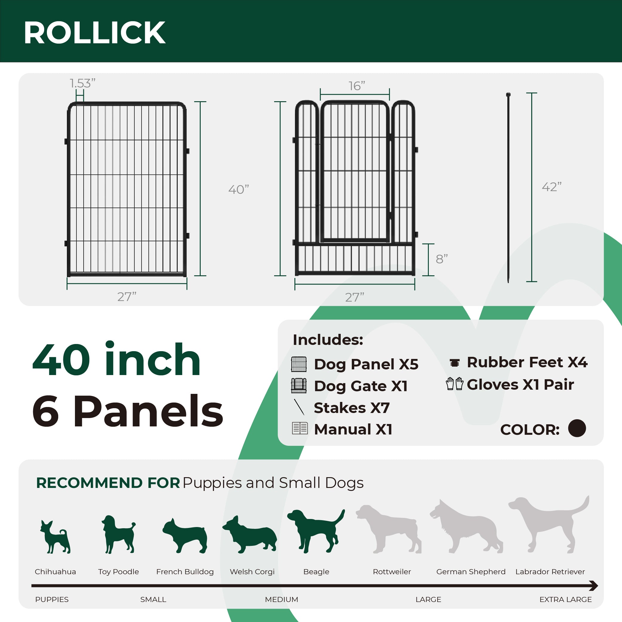 Rollick Dog Playpen for All-Terrain FXW