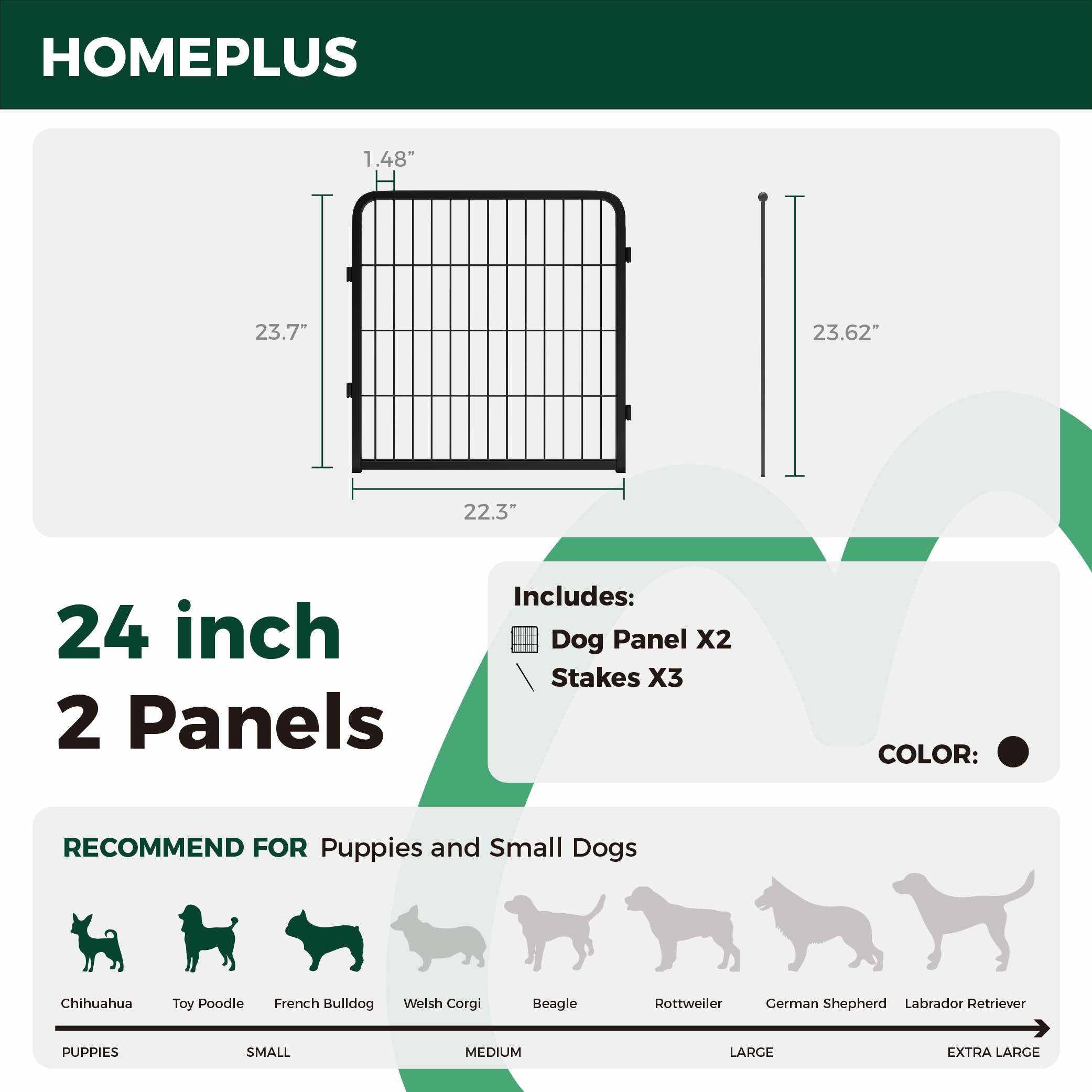Homeplus Dog Playpen for Indoor Use FXW