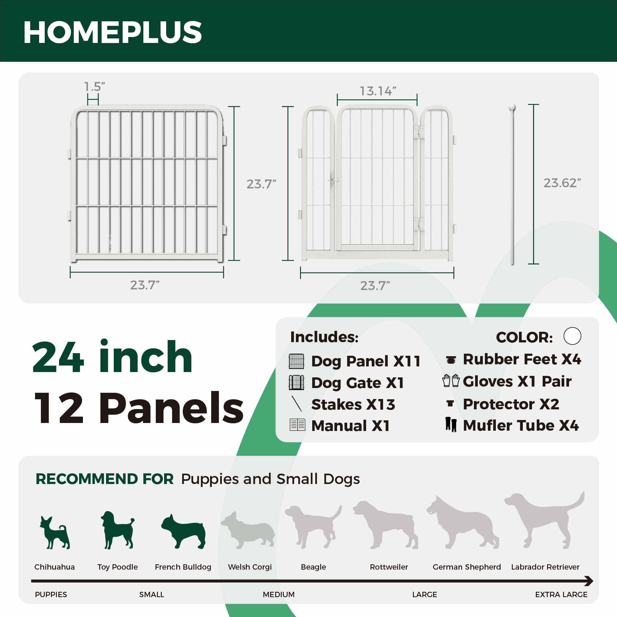 Homeplus Dog Playpen for Indoor Use FXW