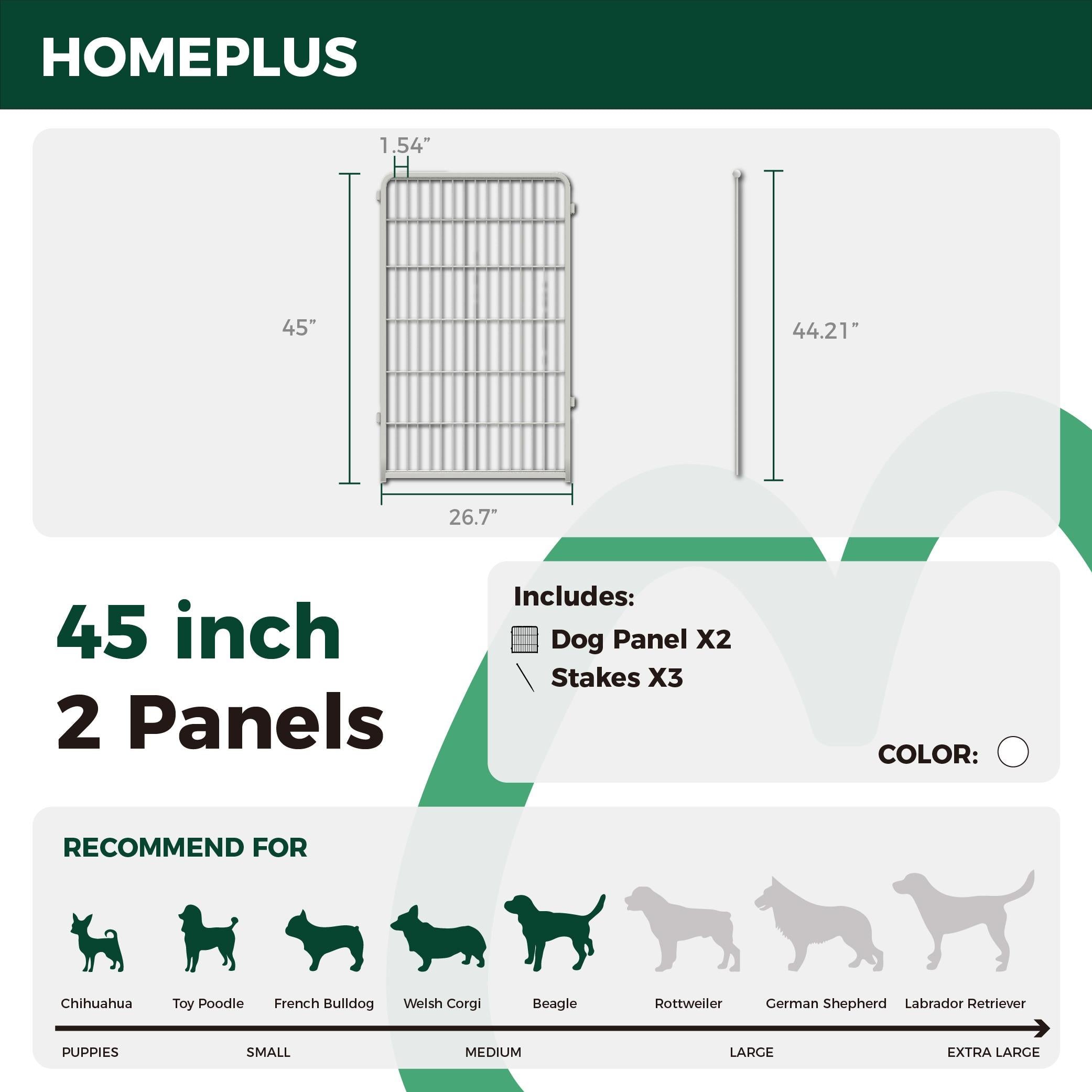 Homeplus Dog Playpen for Indoor Use FXW