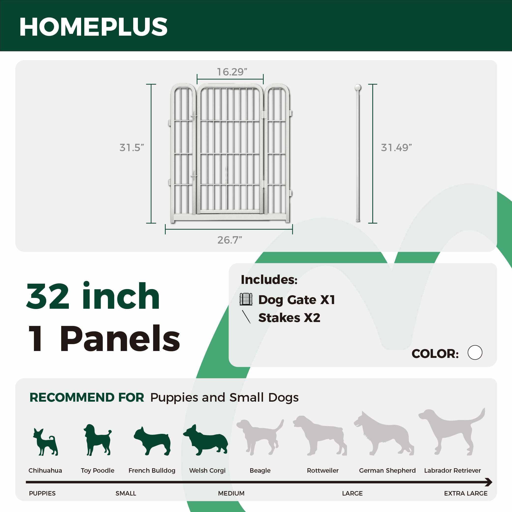 Homeplus Dog Playpen for Indoor Use FXW