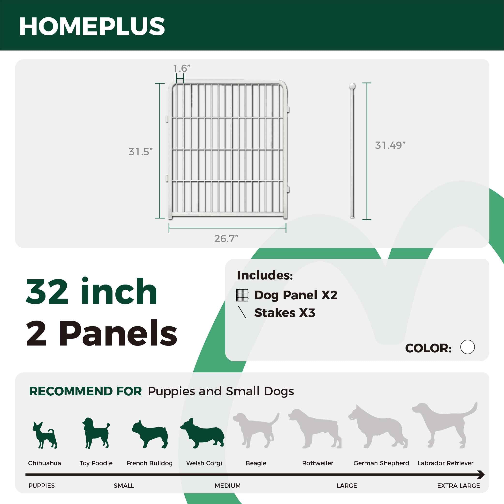 Homeplus Dog Playpen for Indoor Use FXW