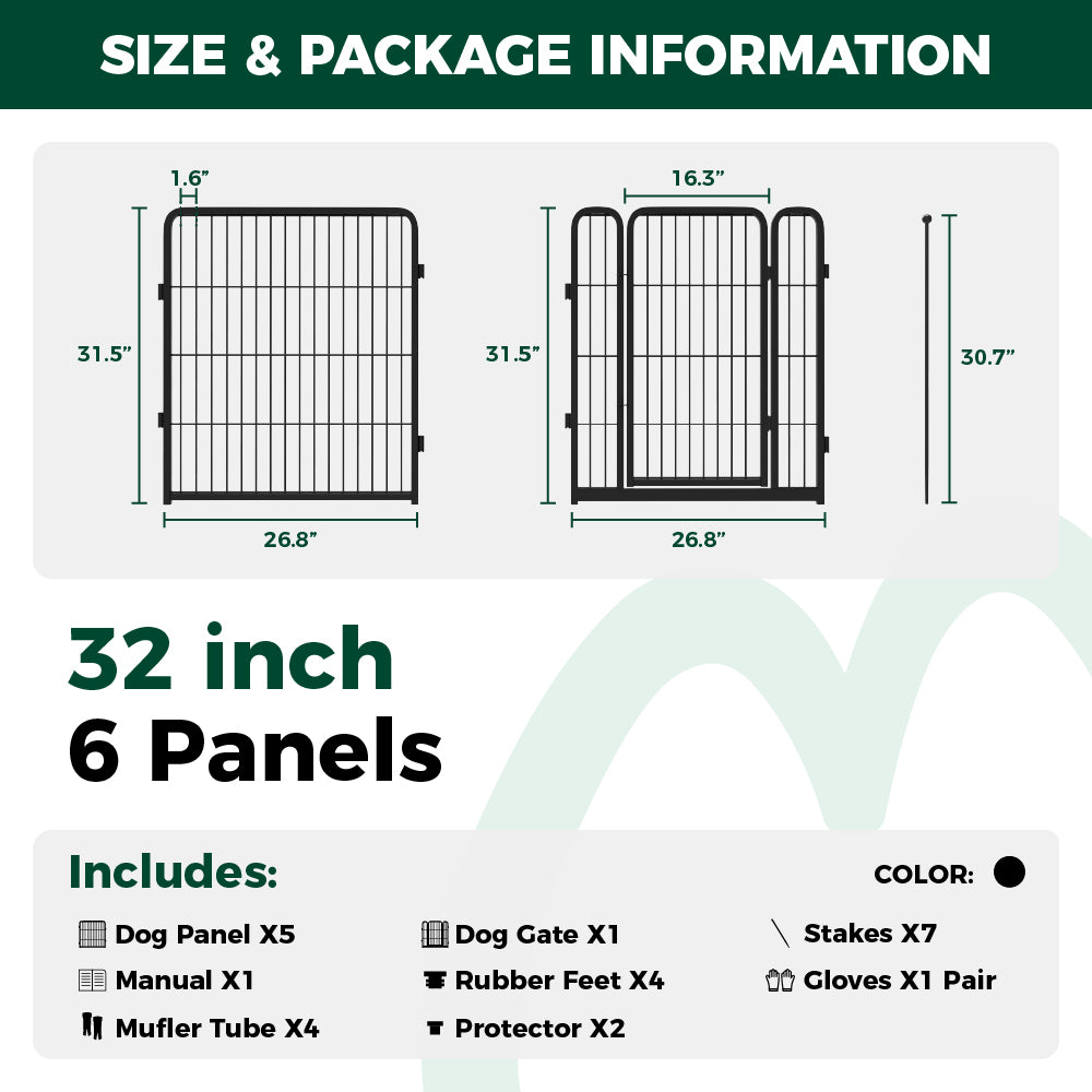 Homeplus Dog Playpen for Indoor Use FXW