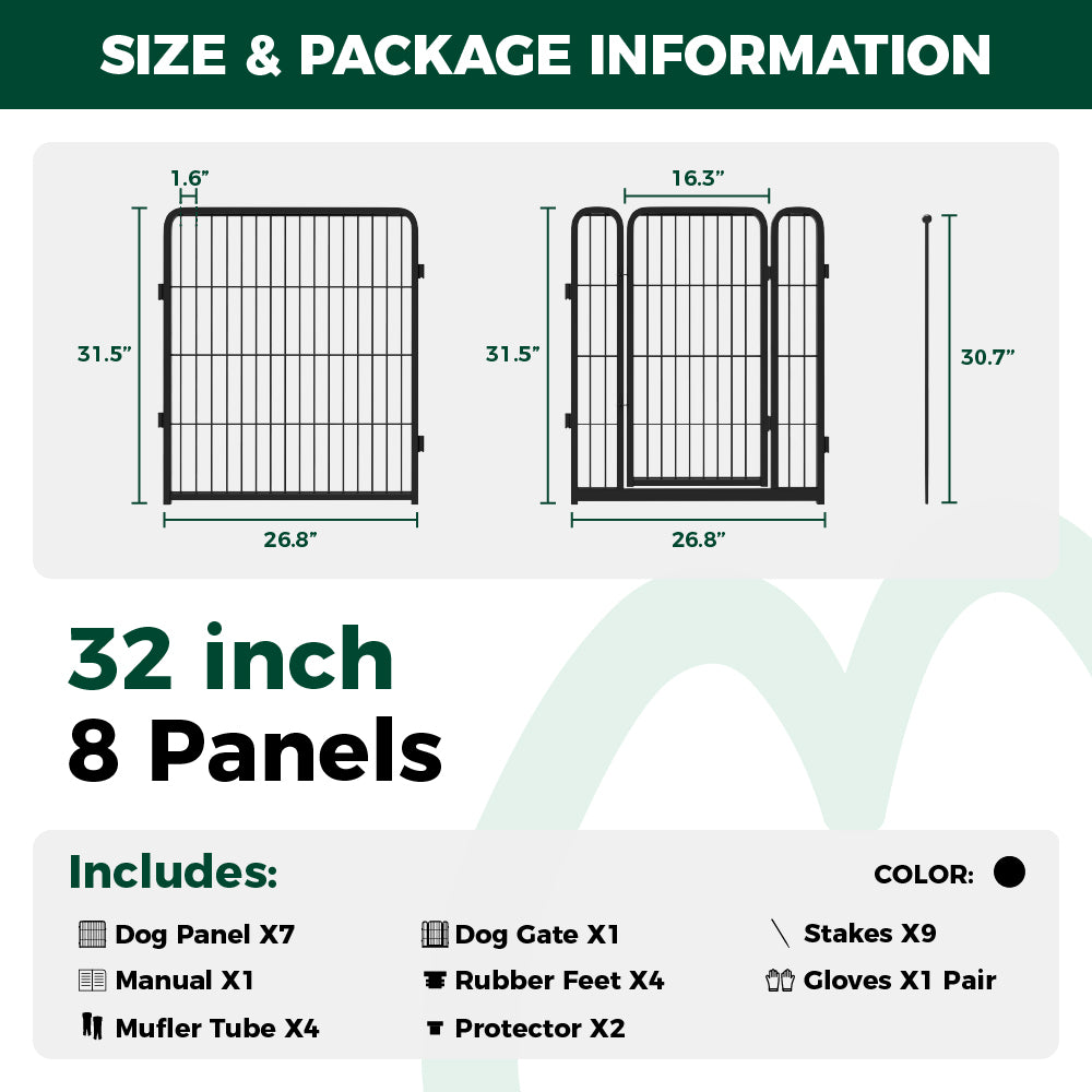 Homeplus Dog Playpen for Indoor Use FXW