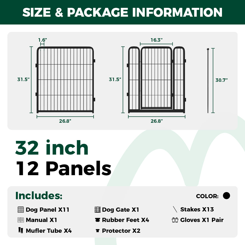 Homeplus Dog Playpen for Indoor Use FXW
