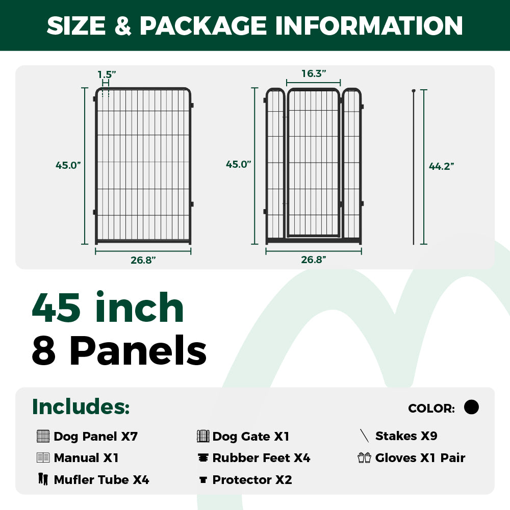 Homeplus Dog Playpen for Indoor Use FXW