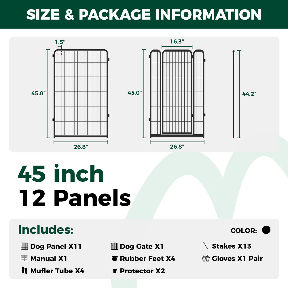 Homeplus Dog Playpen for Indoor Use FXW