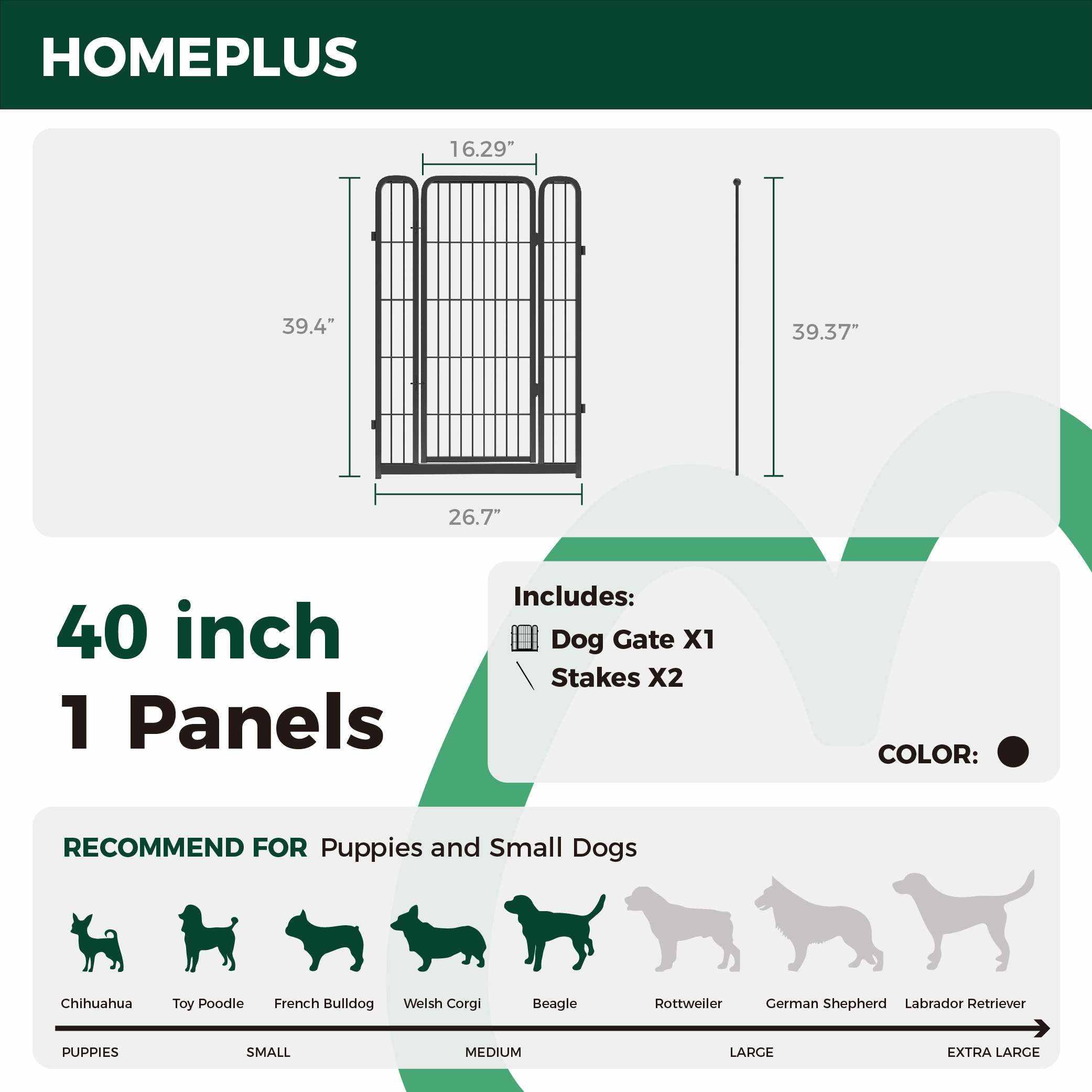 Homeplus Dog Playpen for Indoor Use FXW