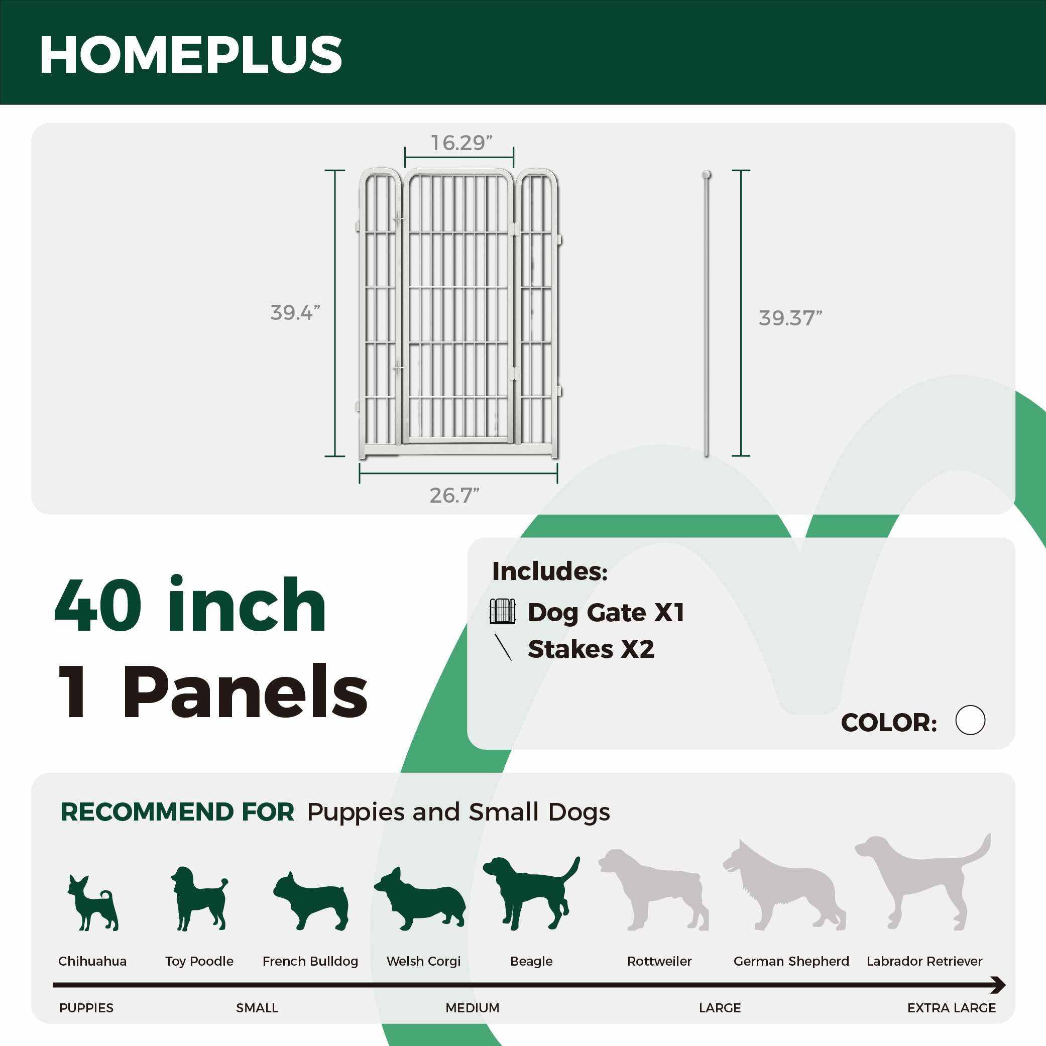 Homeplus Dog Playpen for Indoor Use FXW