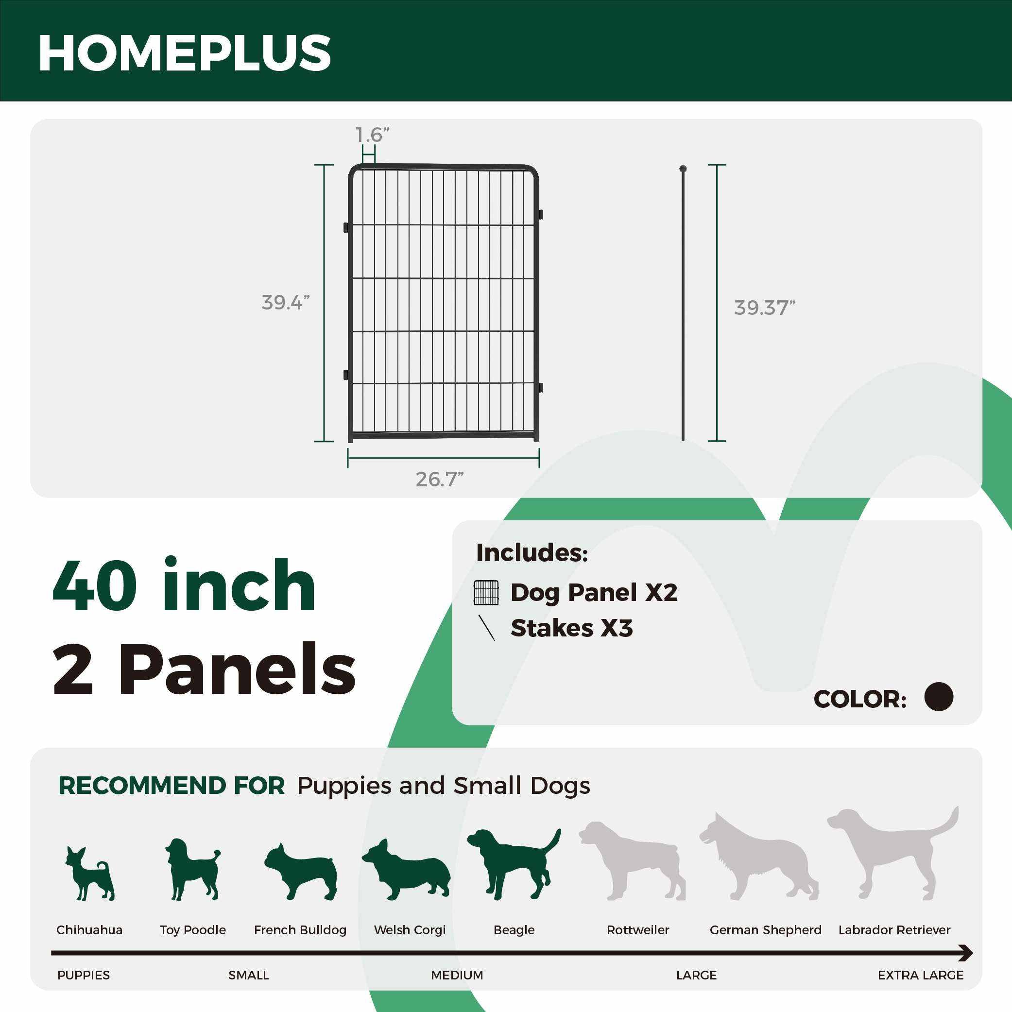 Homeplus Dog Playpen for Indoor Use FXW