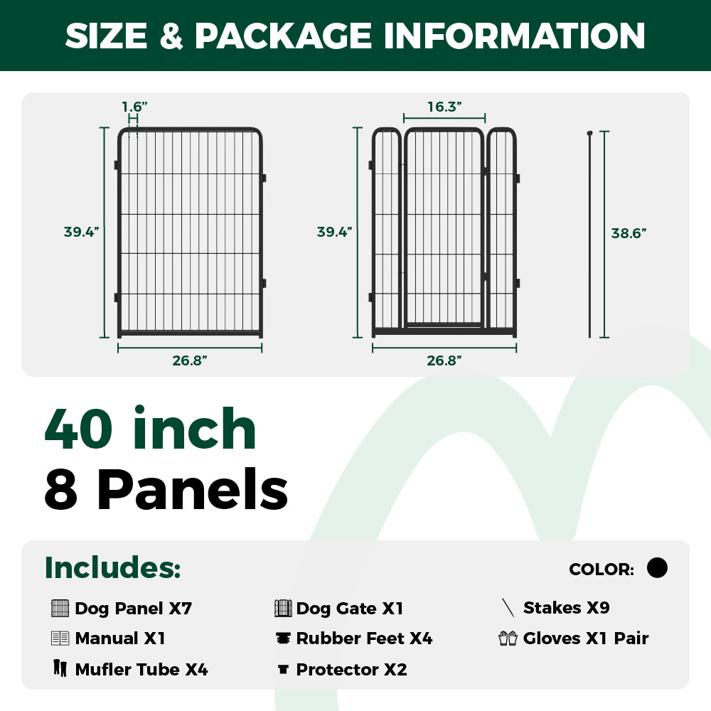 Homeplus Dog Playpen for Indoor Use FXW