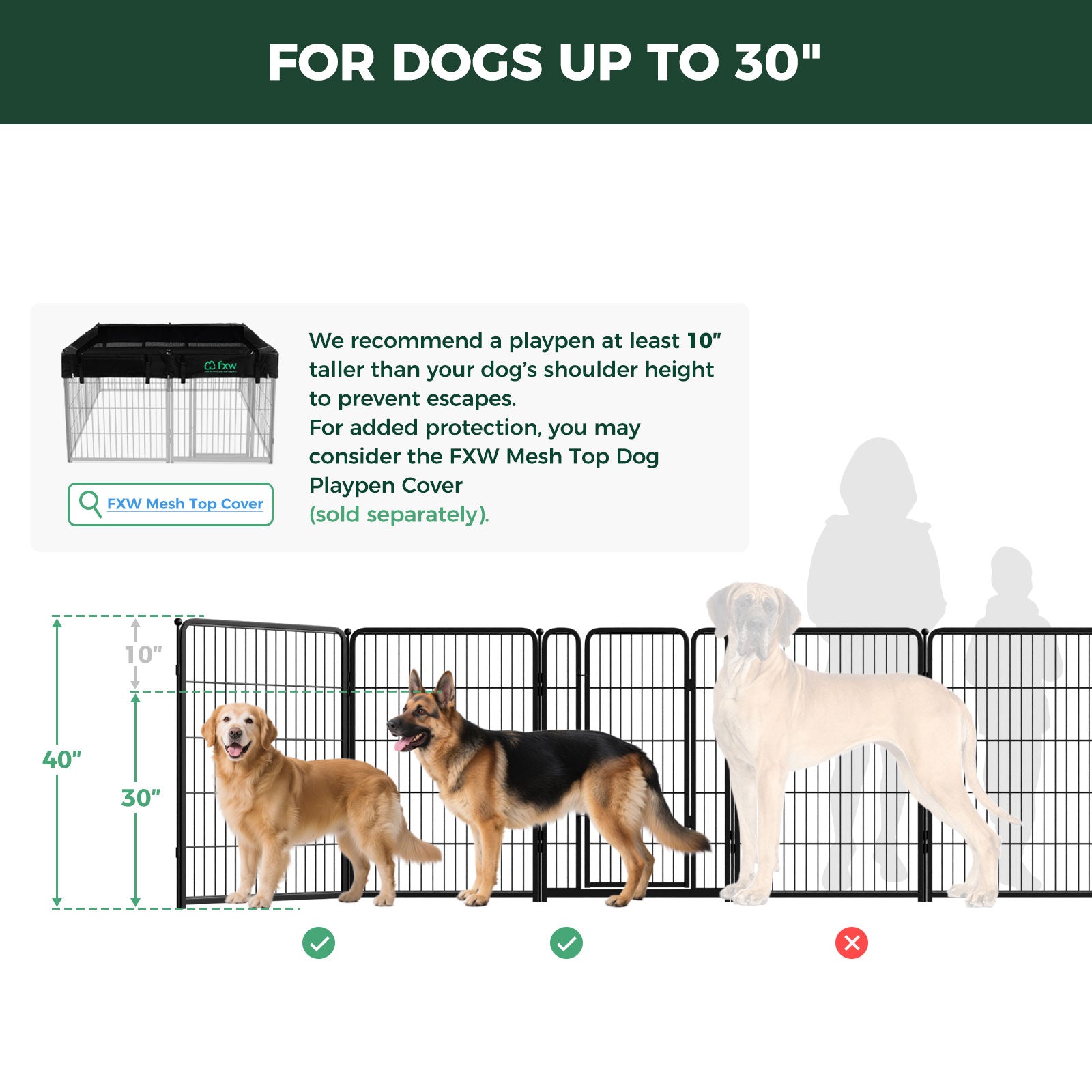 Homeplus Dog Playpen for Indoor Use