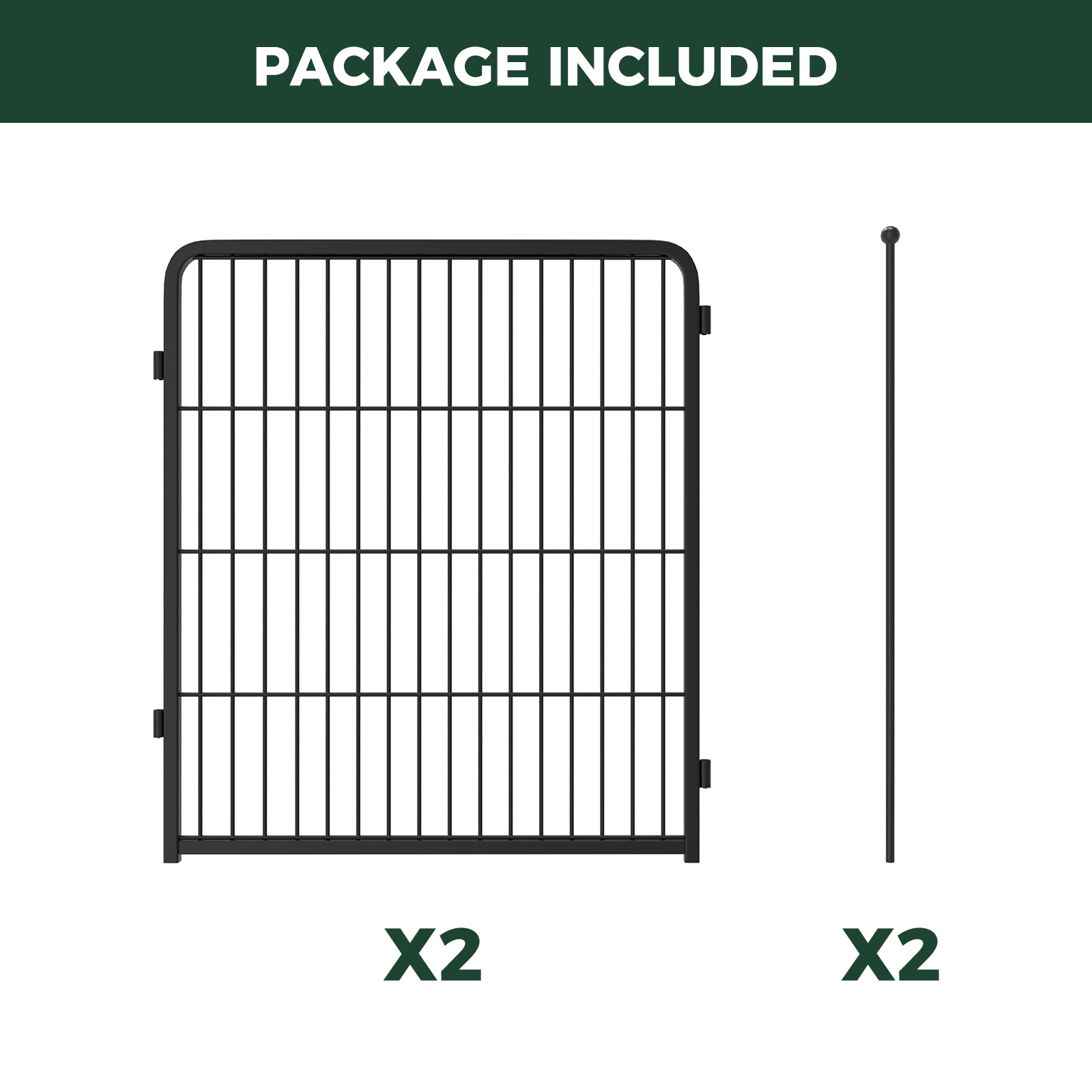 FXW Acrylic & Wire Mesh Indoor Dog Playpen