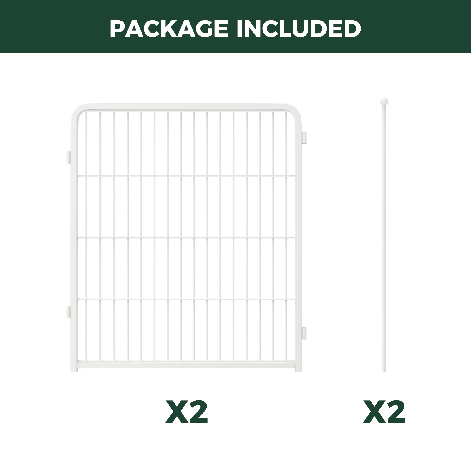FXW Pawadise Acrylic & Wire Mesh Indoor Dog Playpen