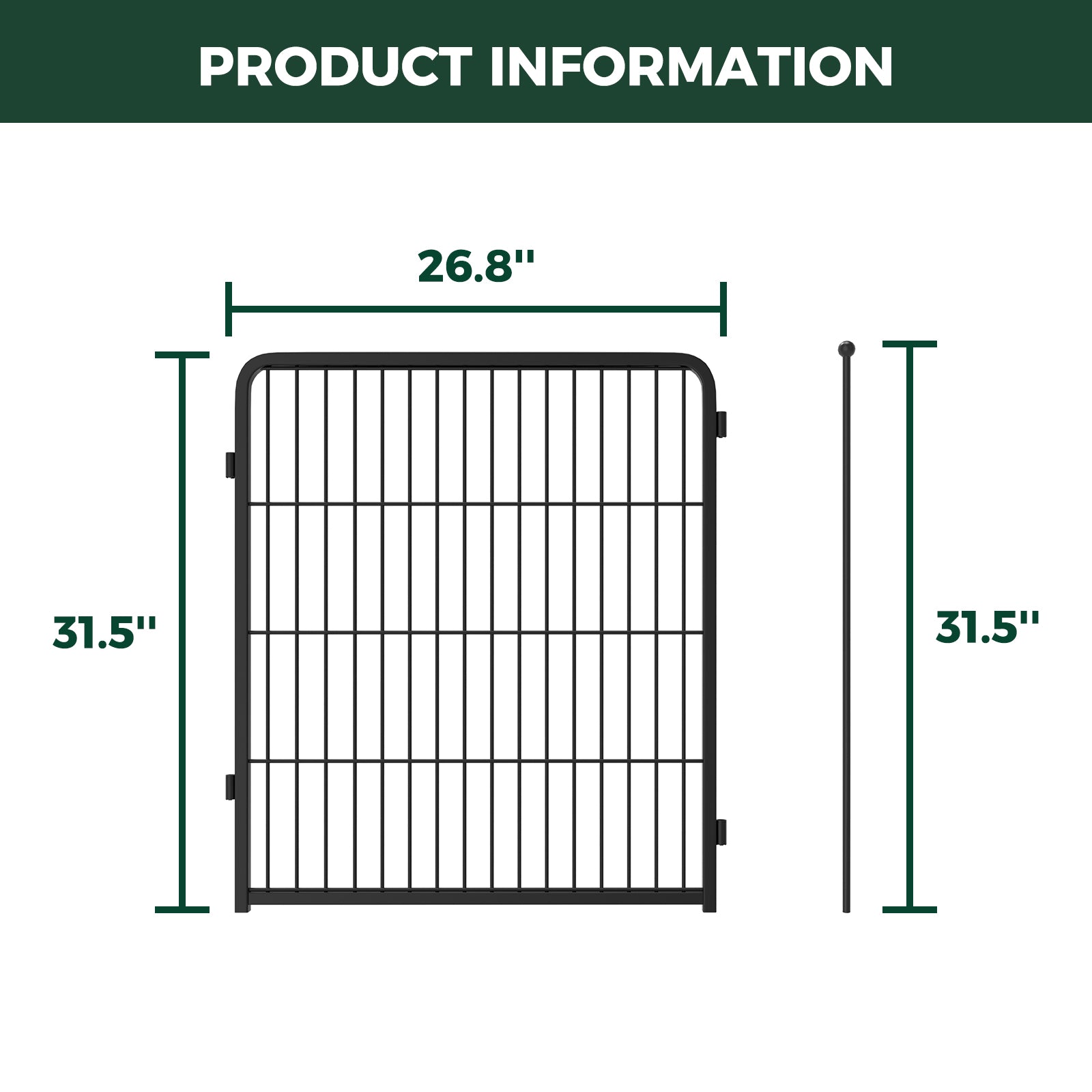 FXW Pawadise Acrylic & Wire Mesh Indoor Dog Playpen