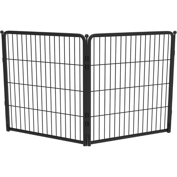FXW Acrylic & Wire Mesh Indoor Dog Playpen