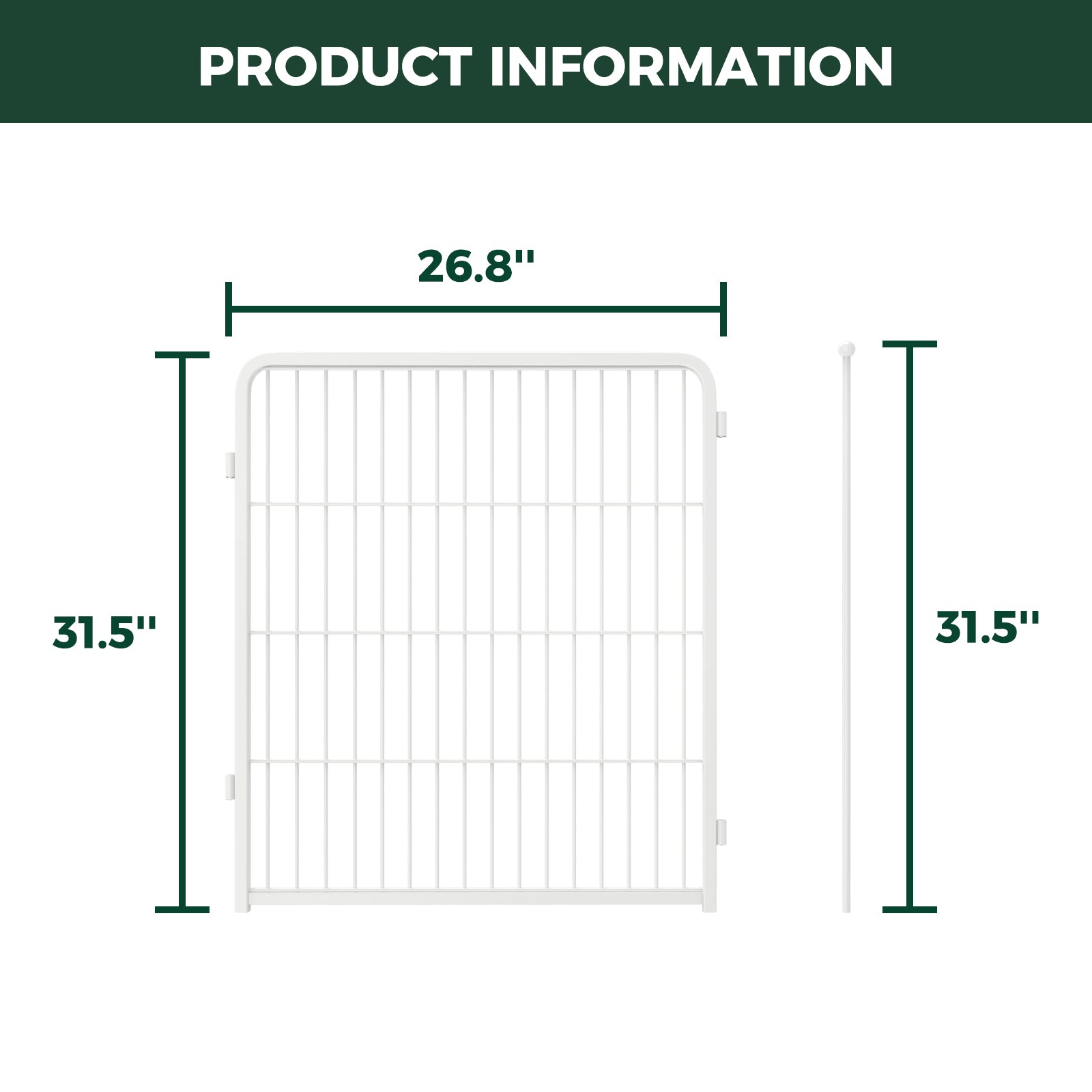 FXW Pawadise Acrylic & Wire Mesh Indoor Dog Playpen