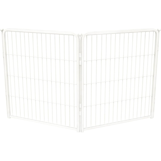 FXW Pawadise Acrylic & Wire Mesh Indoor Dog Playpen