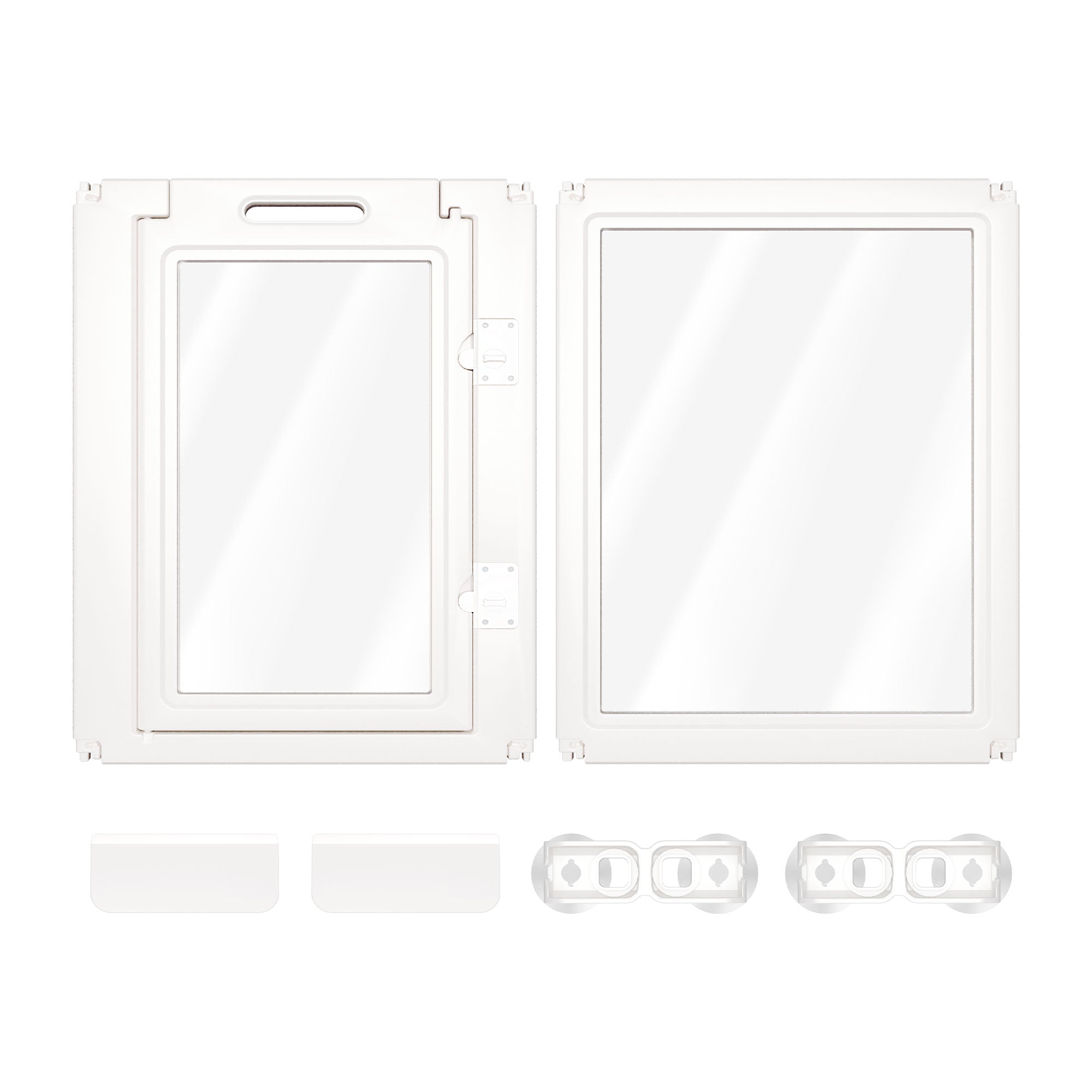 AuraSpace Acrylic Indoor Dog Playpen for Small to Medium Dogs