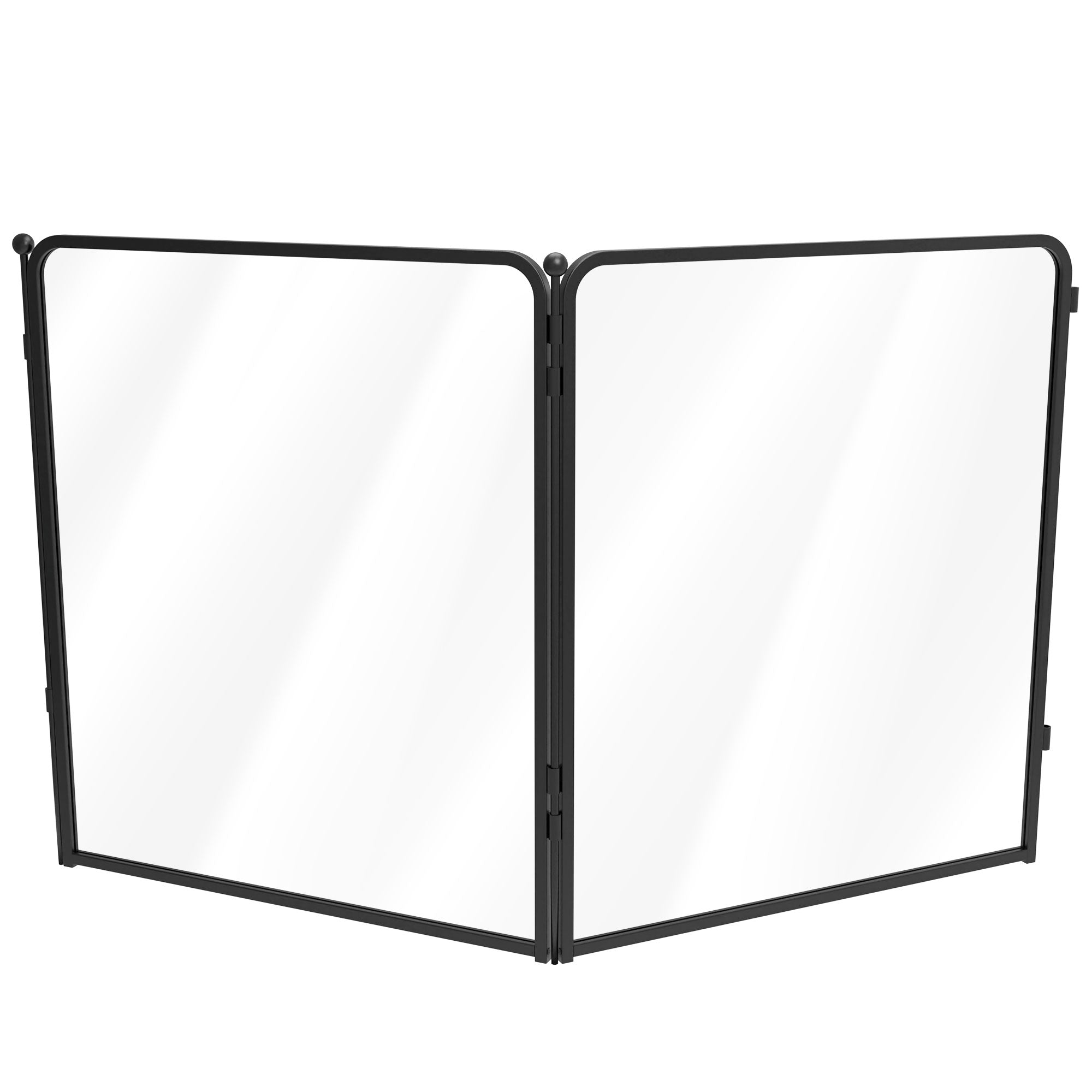 FXW Acrylic & Wire Mesh Indoor Dog Playpen