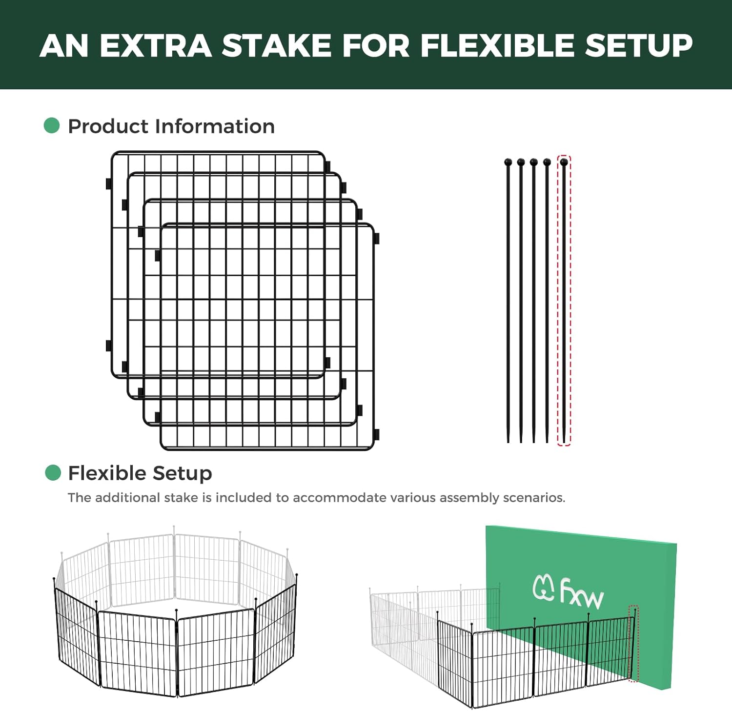 MiniPaws Dog Playpen Designed for Puppies / Small Dogs