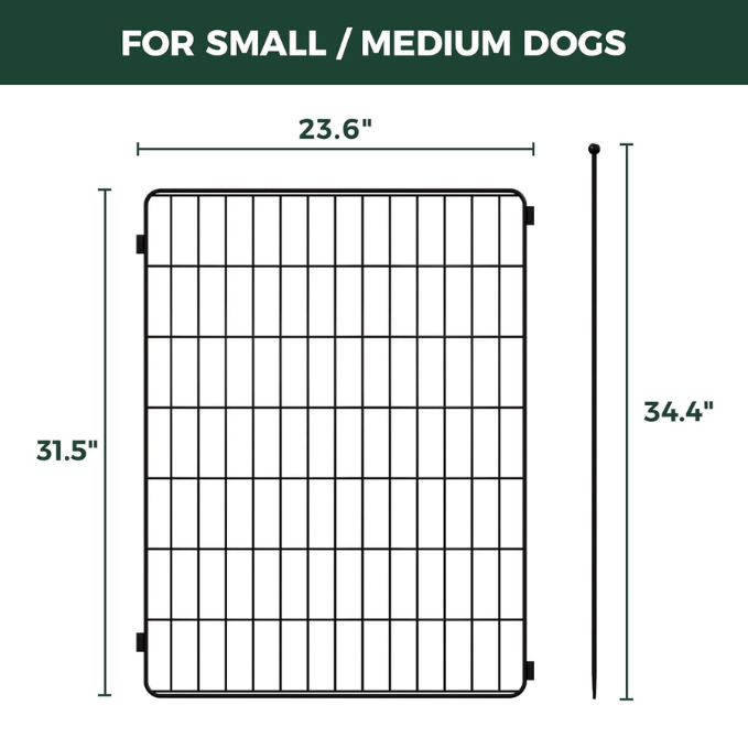 MiniPaws Dog Playpen Designed for Puppies / Small Dogs