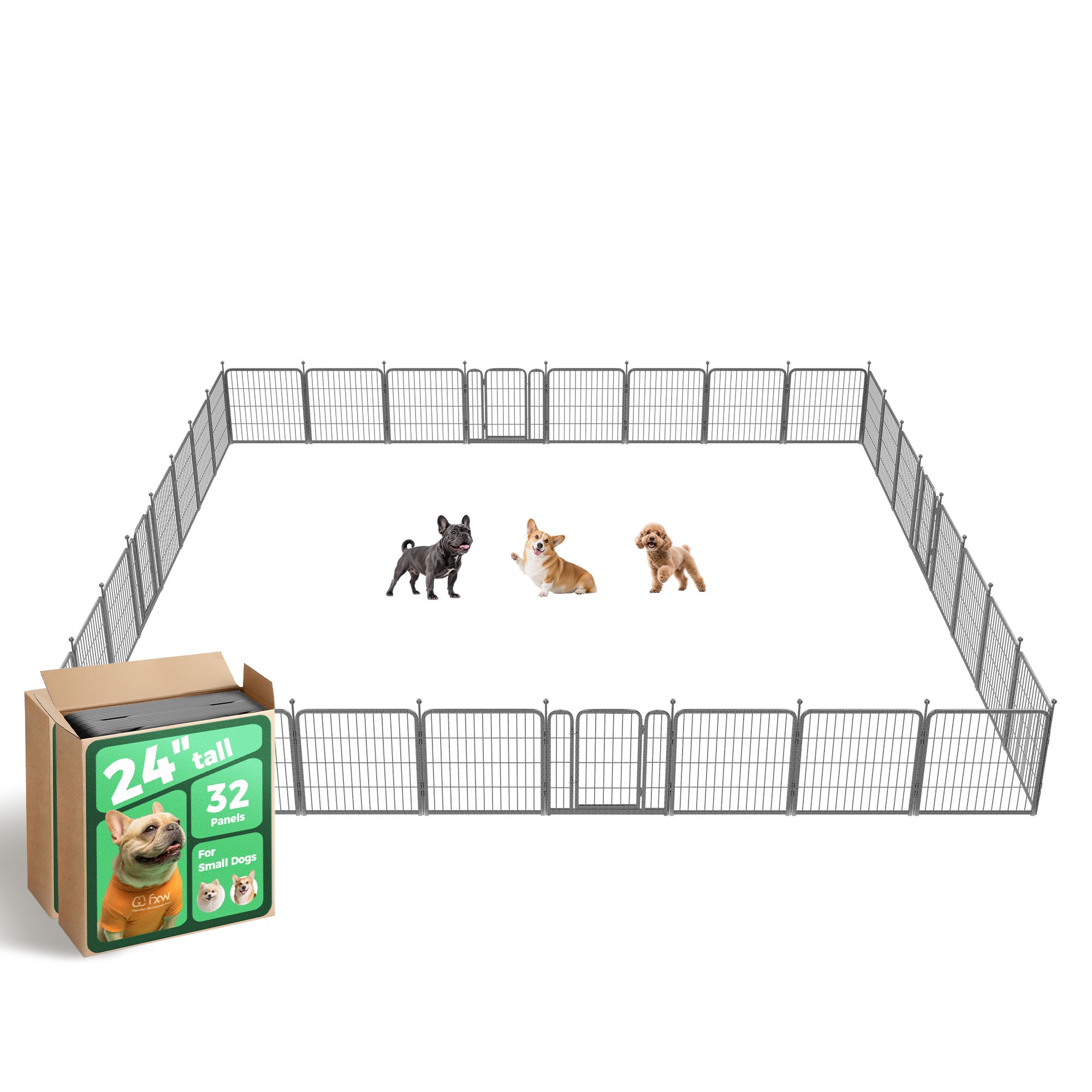 Aster Dog Playpen for Yard